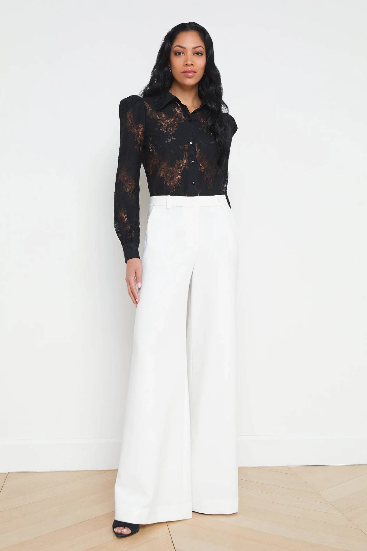 L’AGENCE Jenica Lace Blouse