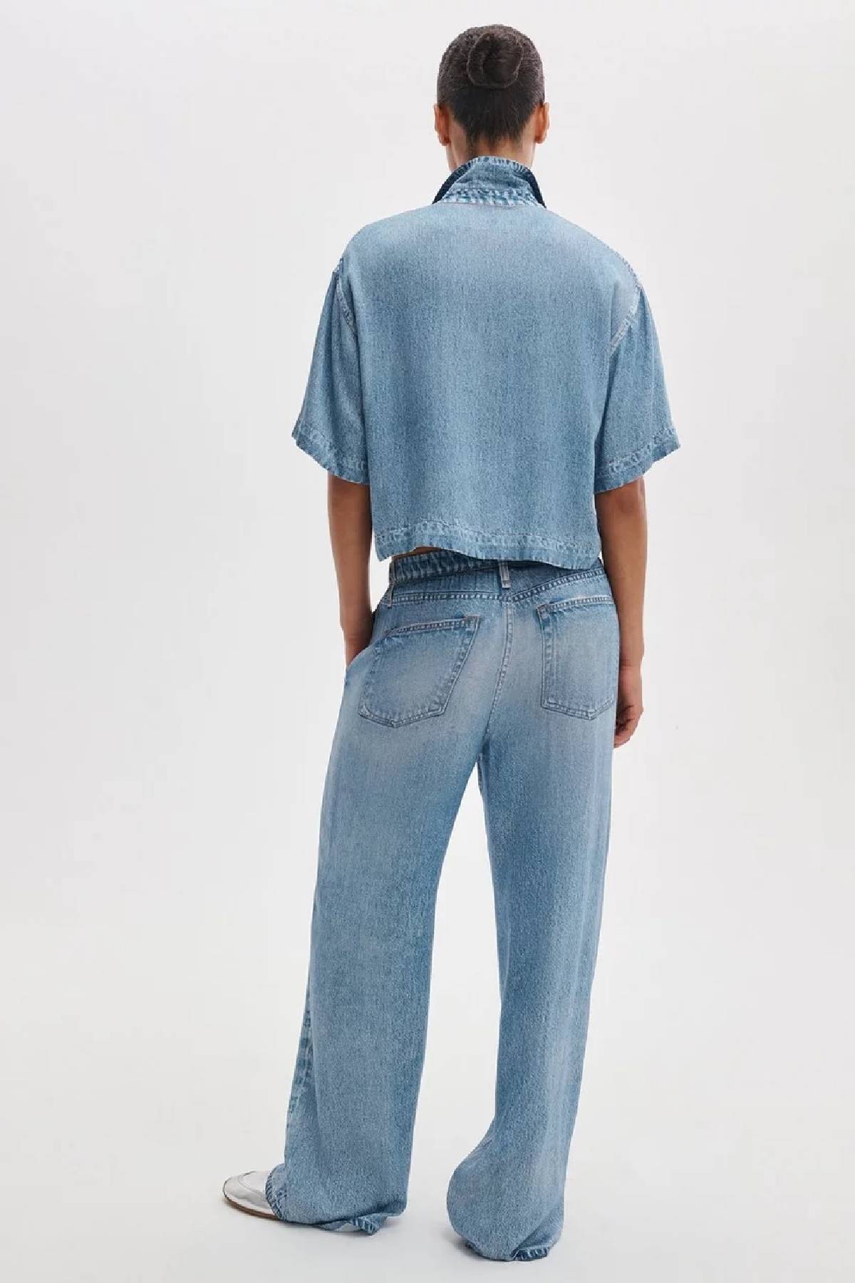 Rag & Bone Miramar Slink Wide Leg Pull On Pant