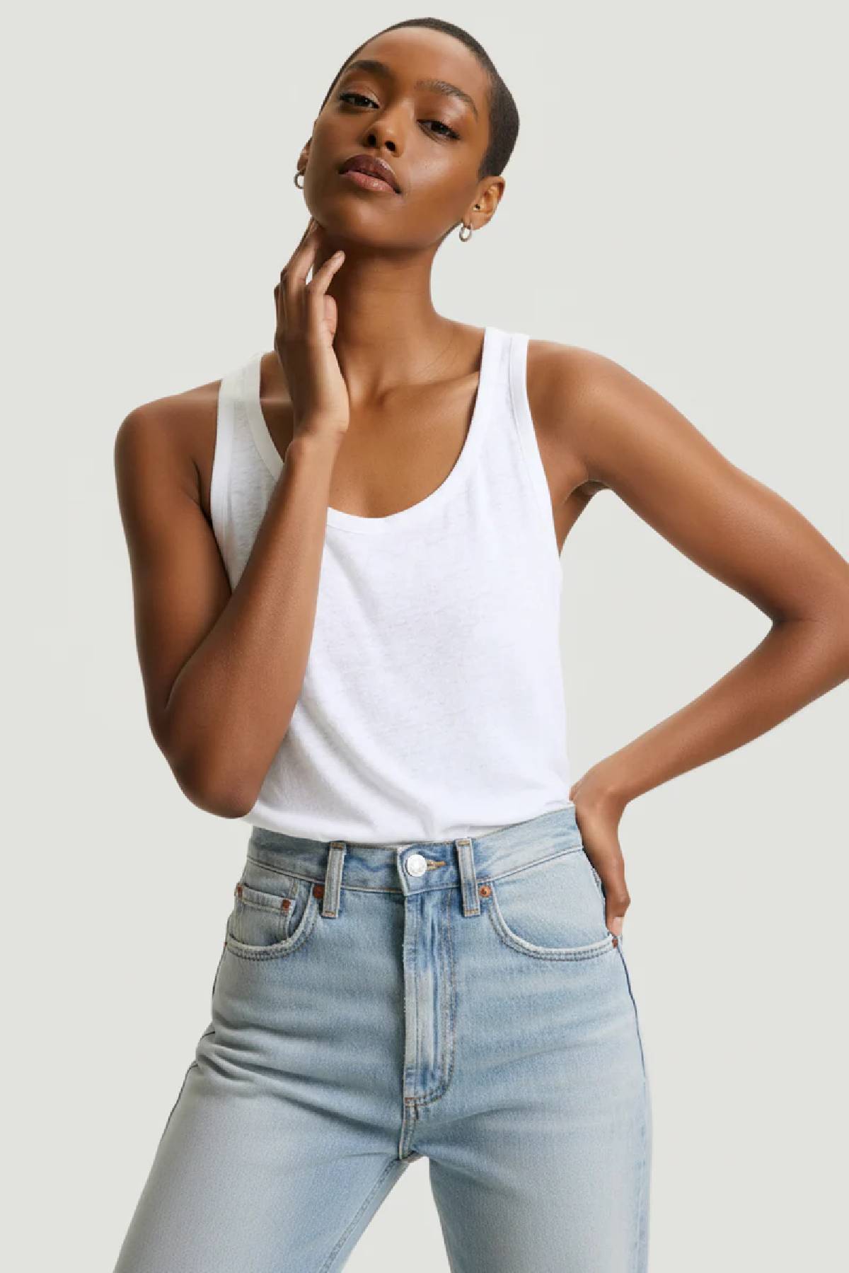 Majestic Filatures Stretch Linen Tank