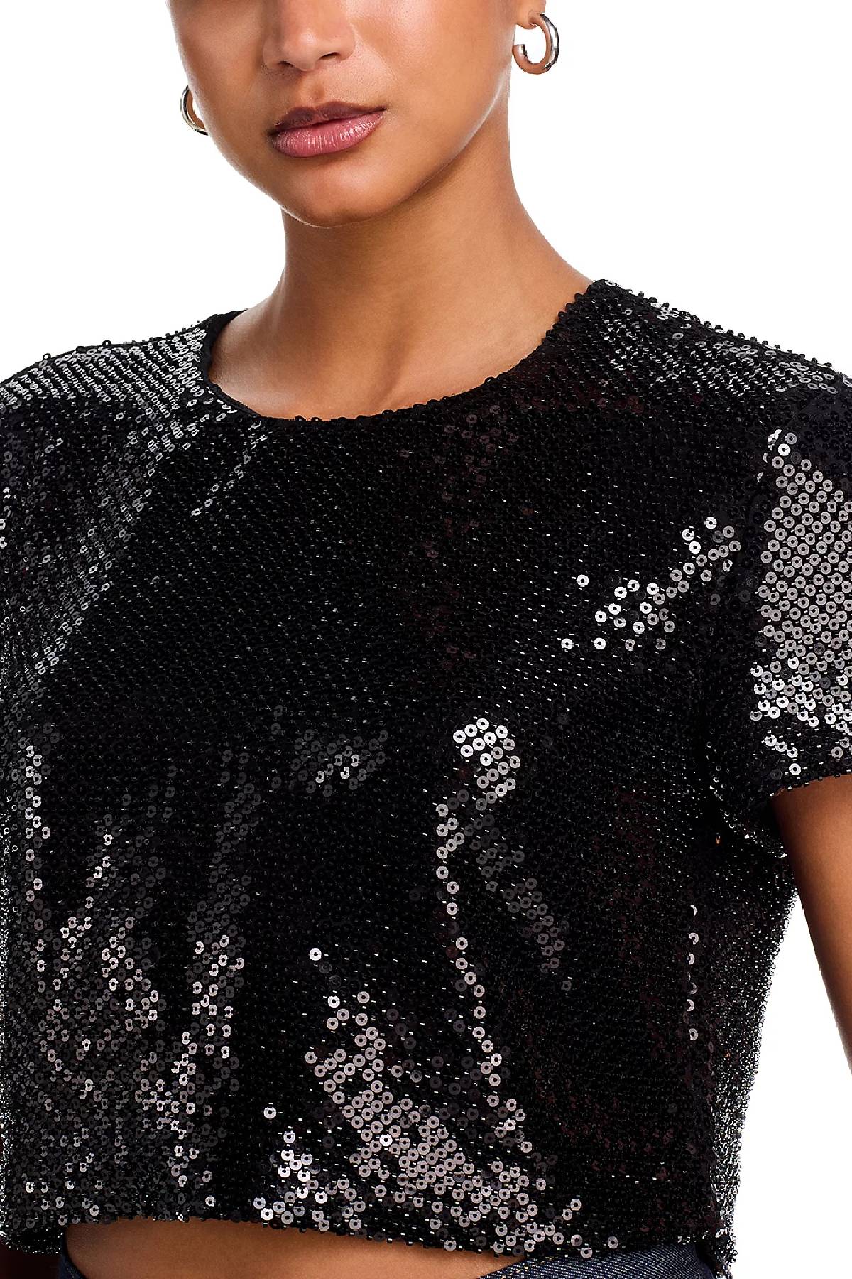 Frame The Sequin Flutter Top