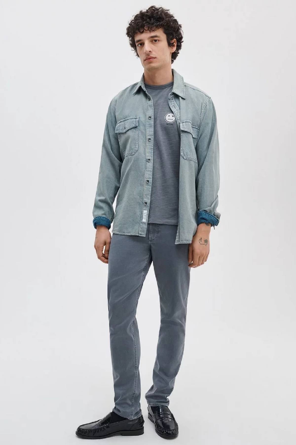 Rag & Bone Men's Sour Face Embroidered Tee