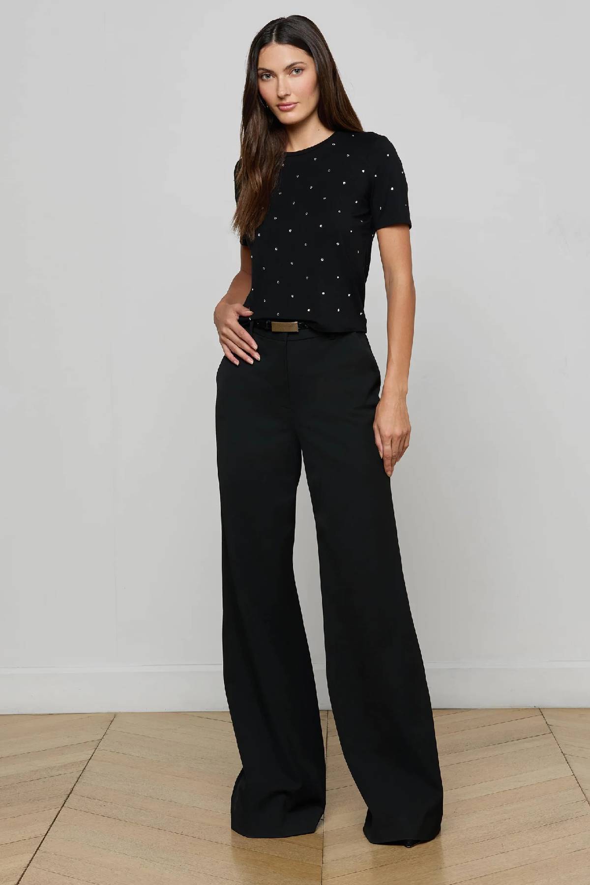 L’AGENCE Stormy Embellished Tee