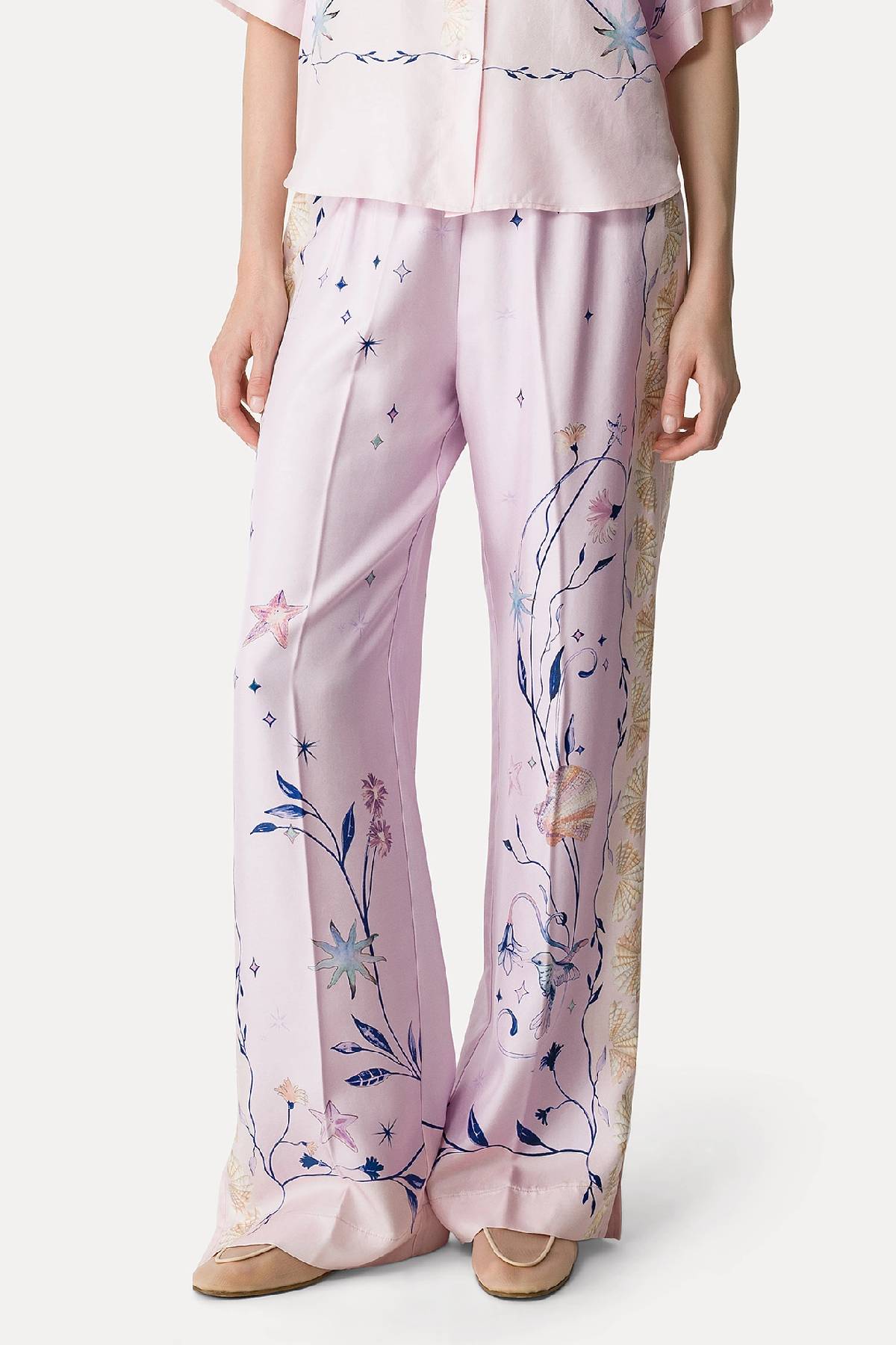 Forte Forte “Deliverance” Print Twill Stretch Trousers