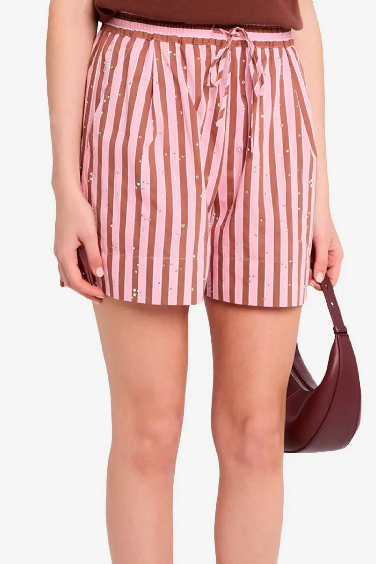 Essentiel Antwerp Striped Shorts