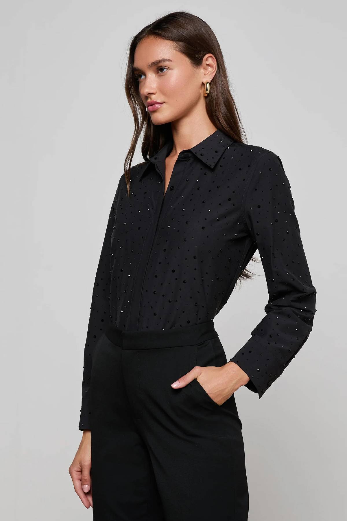L’AGENCE Ellery Crystal Shirt