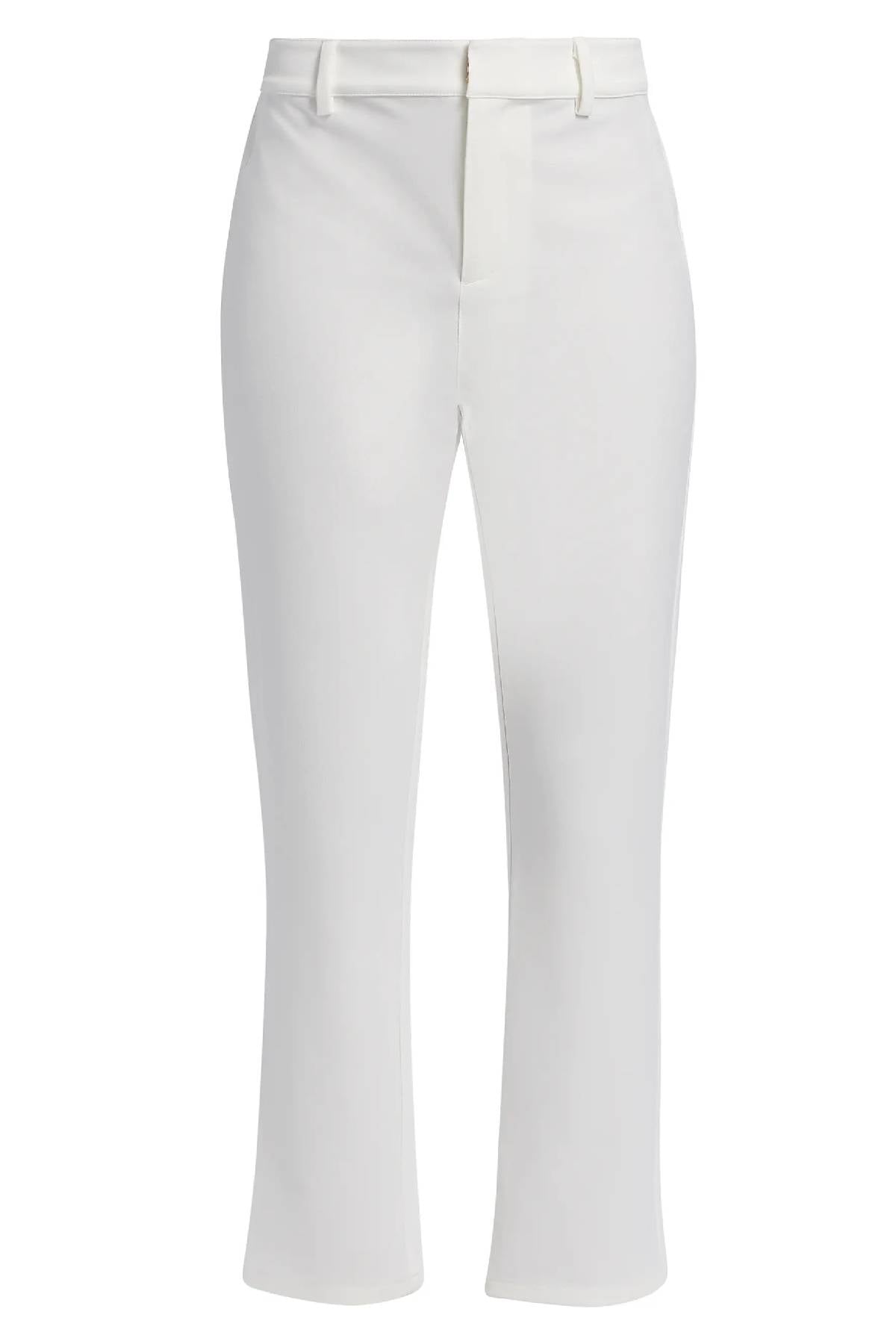 L’AGENCE Ketra Baby Bootcut Trouser - White