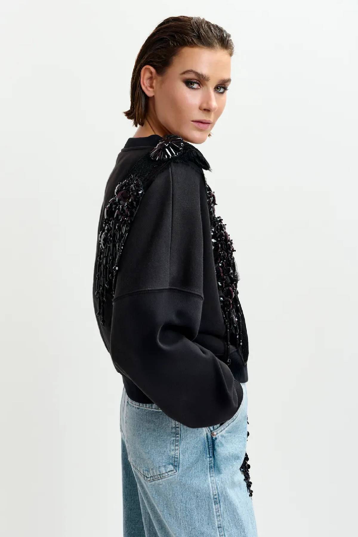 Essentiel Antwerp Ijoux Embroidered Sweatshirt