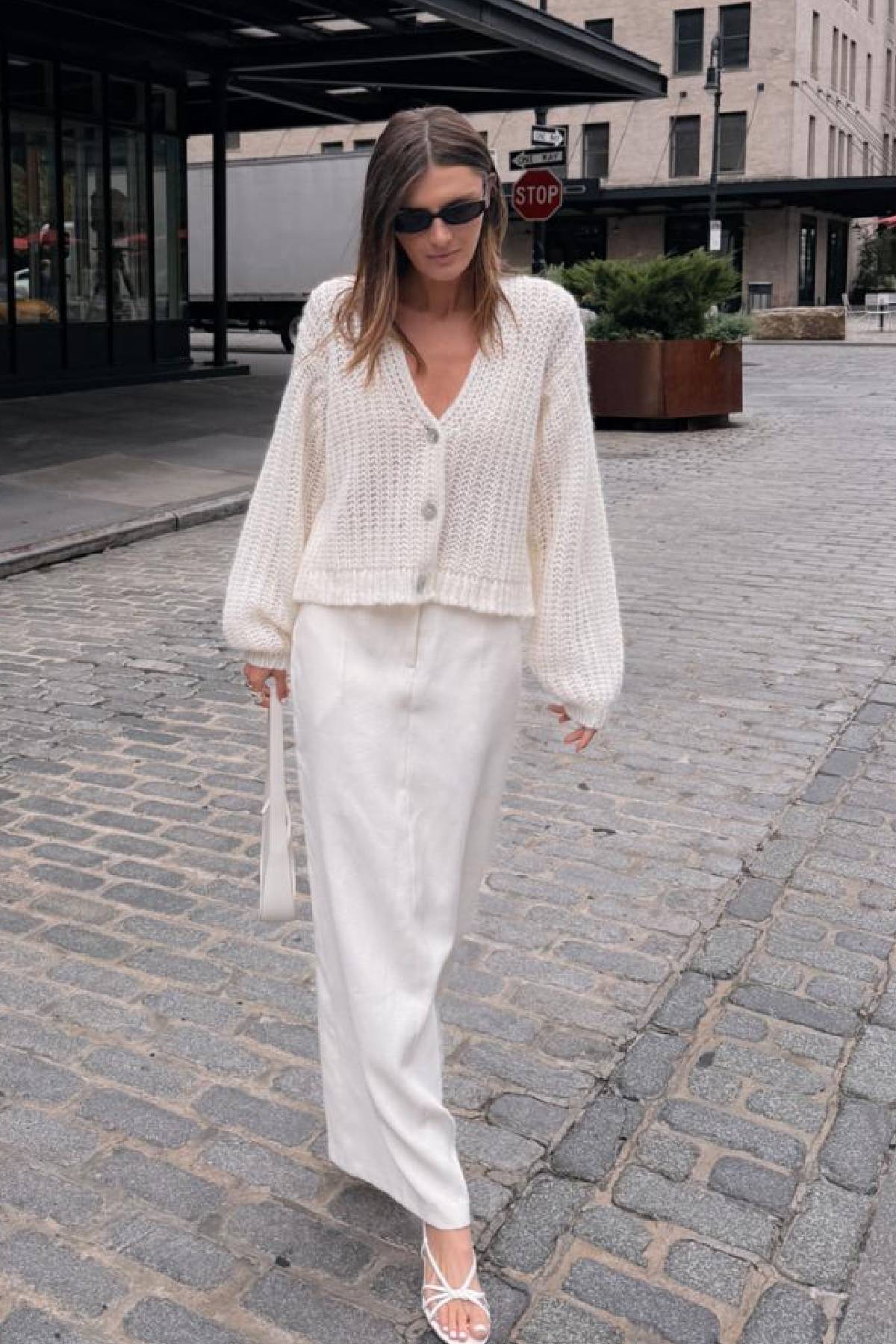 White + Warren Mohair Luxe Cardigan