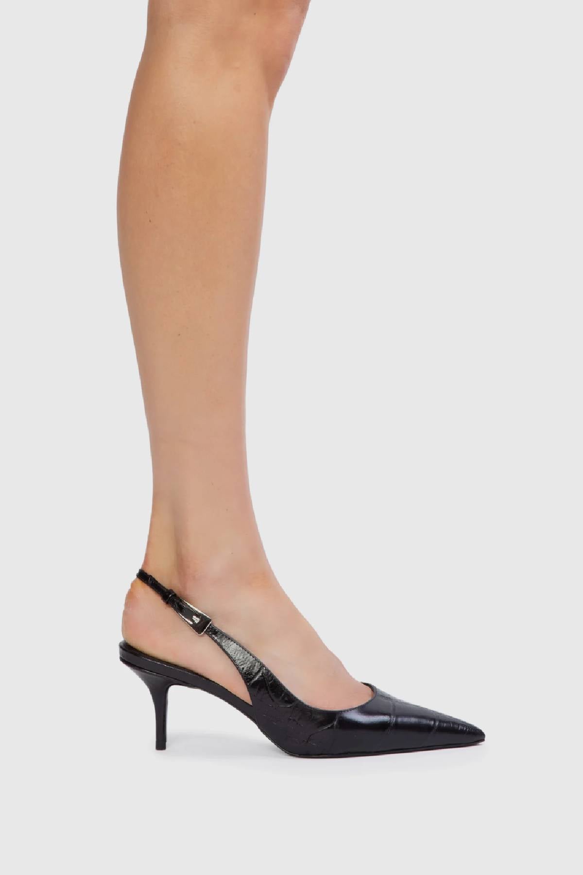 Black Suede Studio Branca 65 Pump