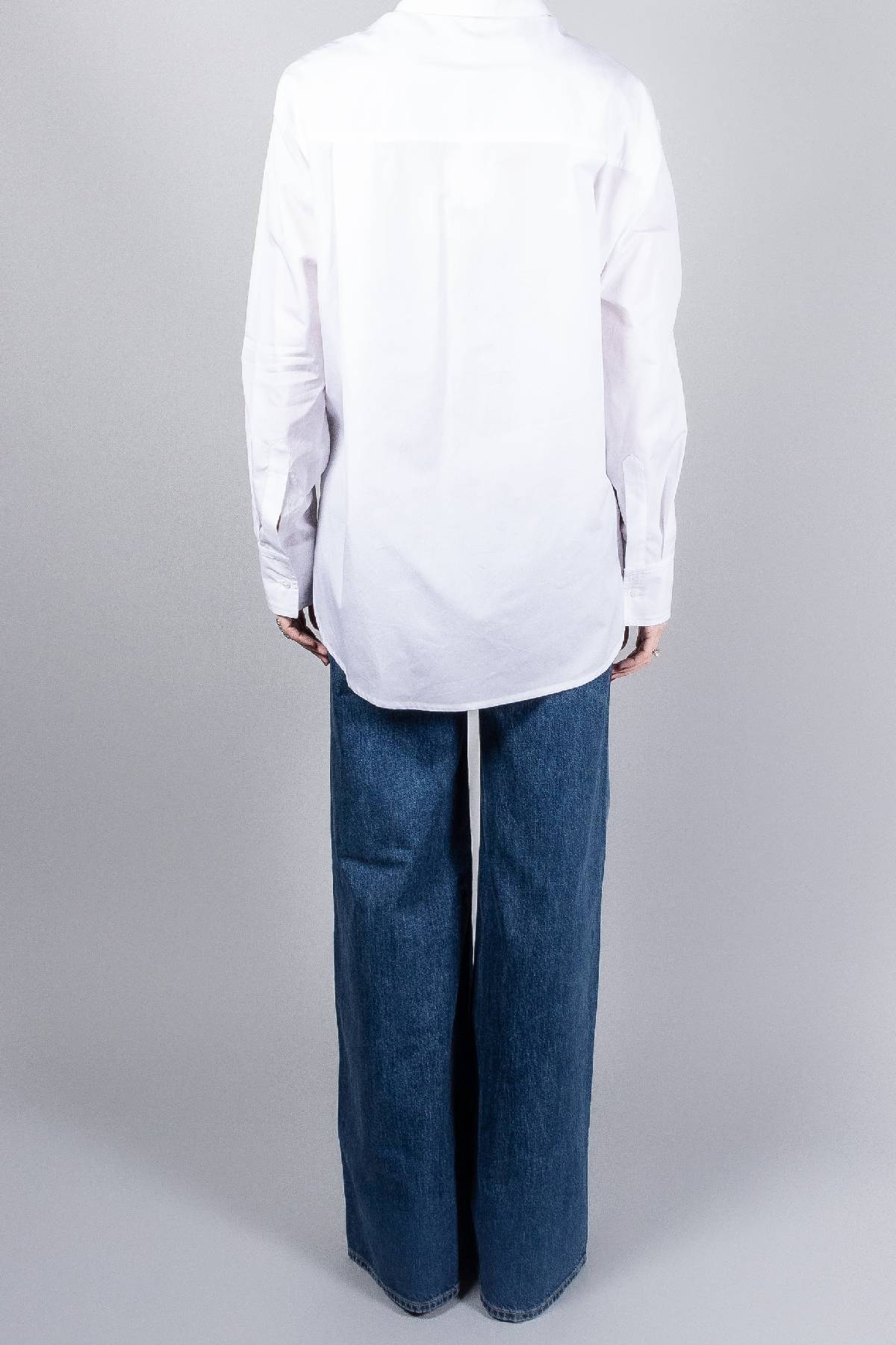 Loulou de Saison Lee Shirt With Embroidery