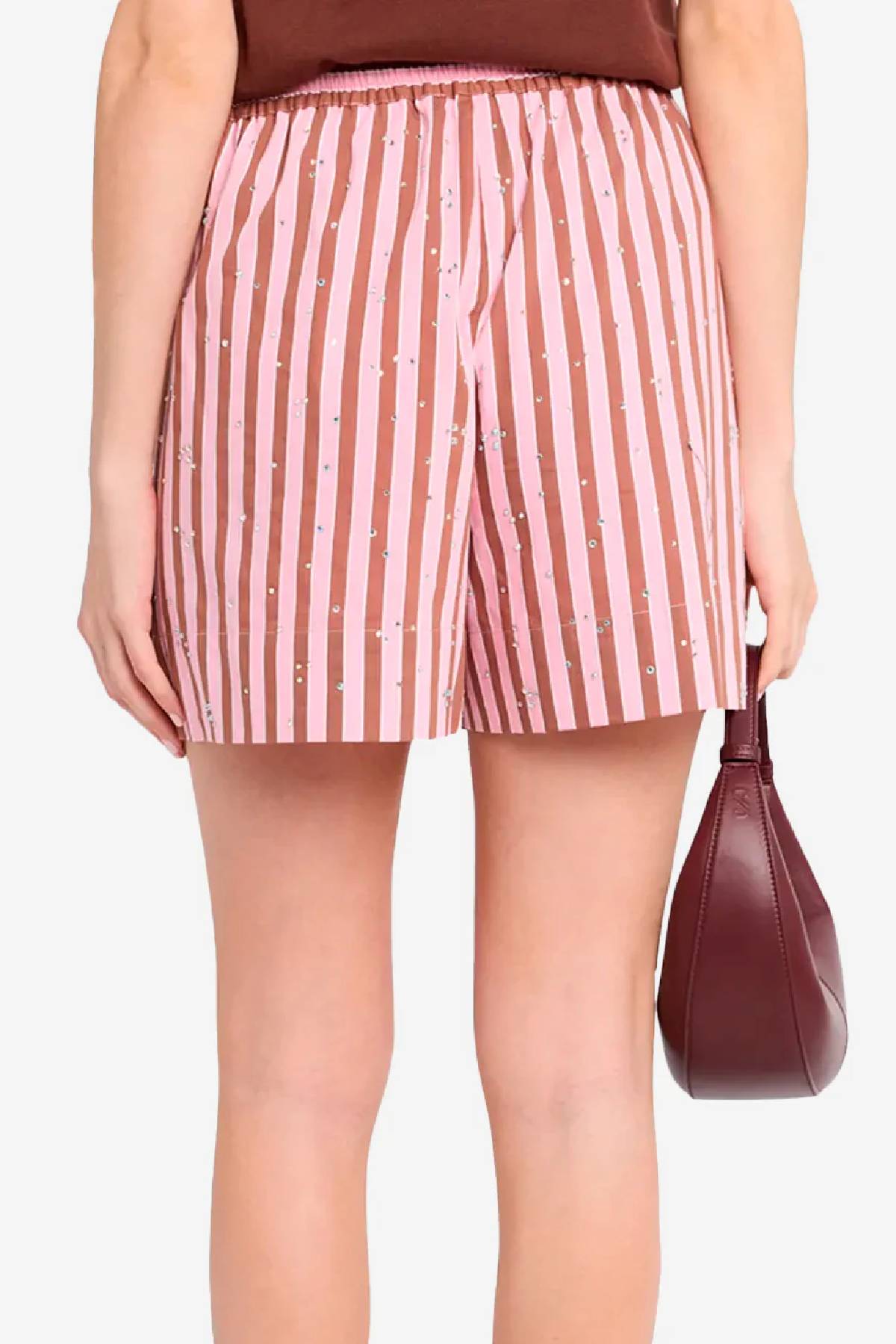 Essentiel Antwerp Striped Shorts