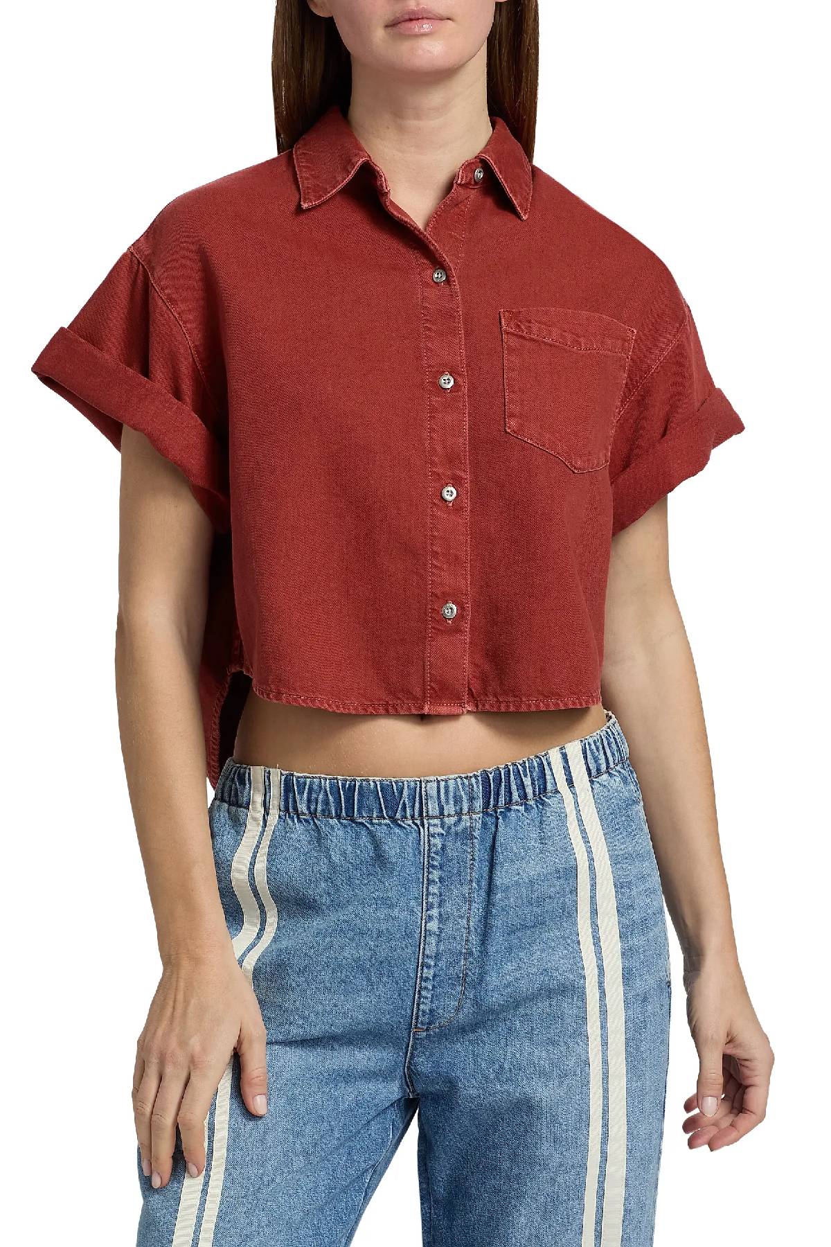 Rag & Bone Marin Short Sleeve Top