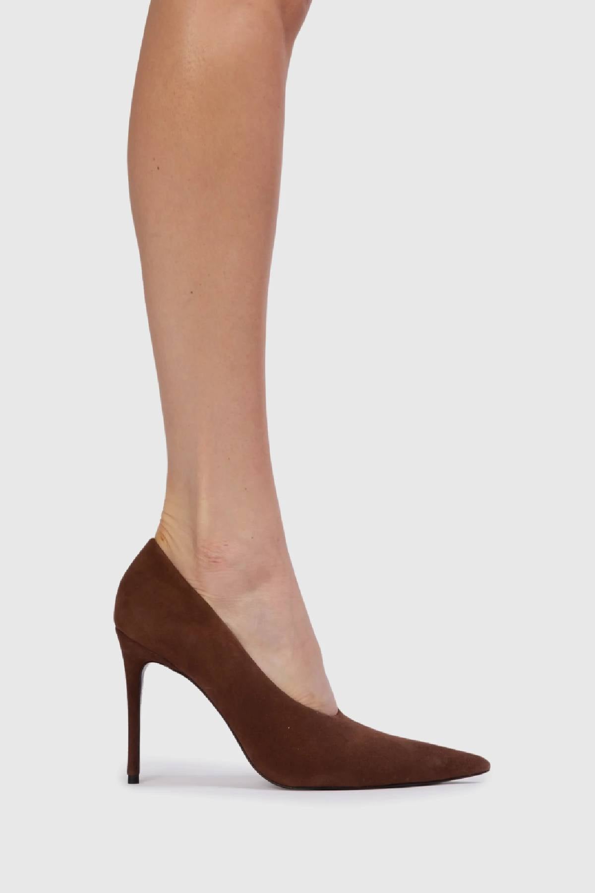 Black Suede Studio Jona 100 Pump