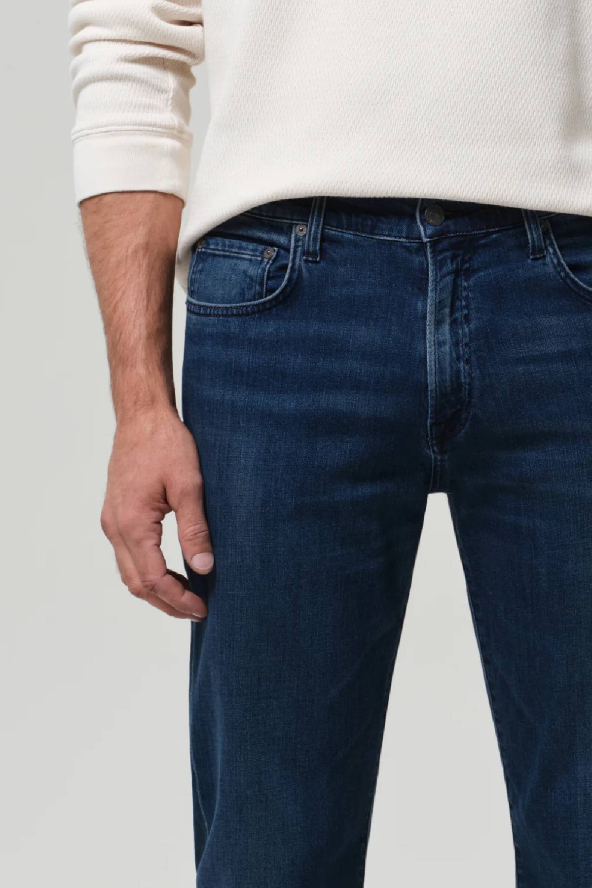 Citizens of Humanity Men's Elijah Straight Tropical Denim Jeans