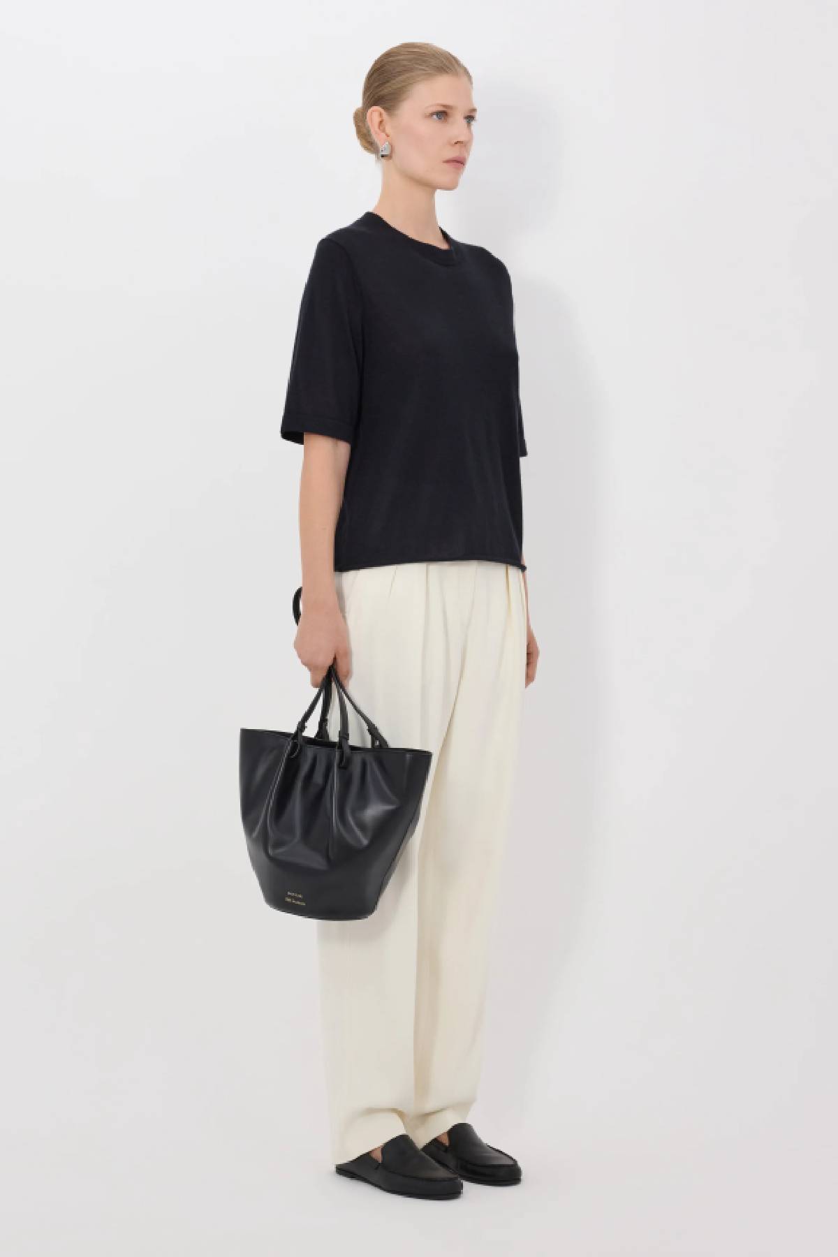 Loulou de Saison Nala Fine Short Sleeve Top