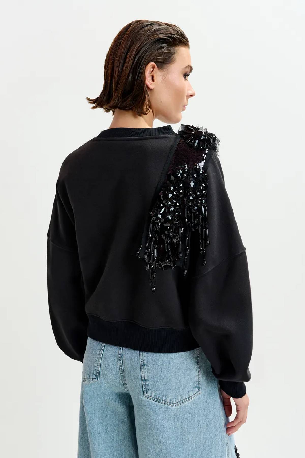Essentiel Antwerp Ijoux Embroidered Sweatshirt
