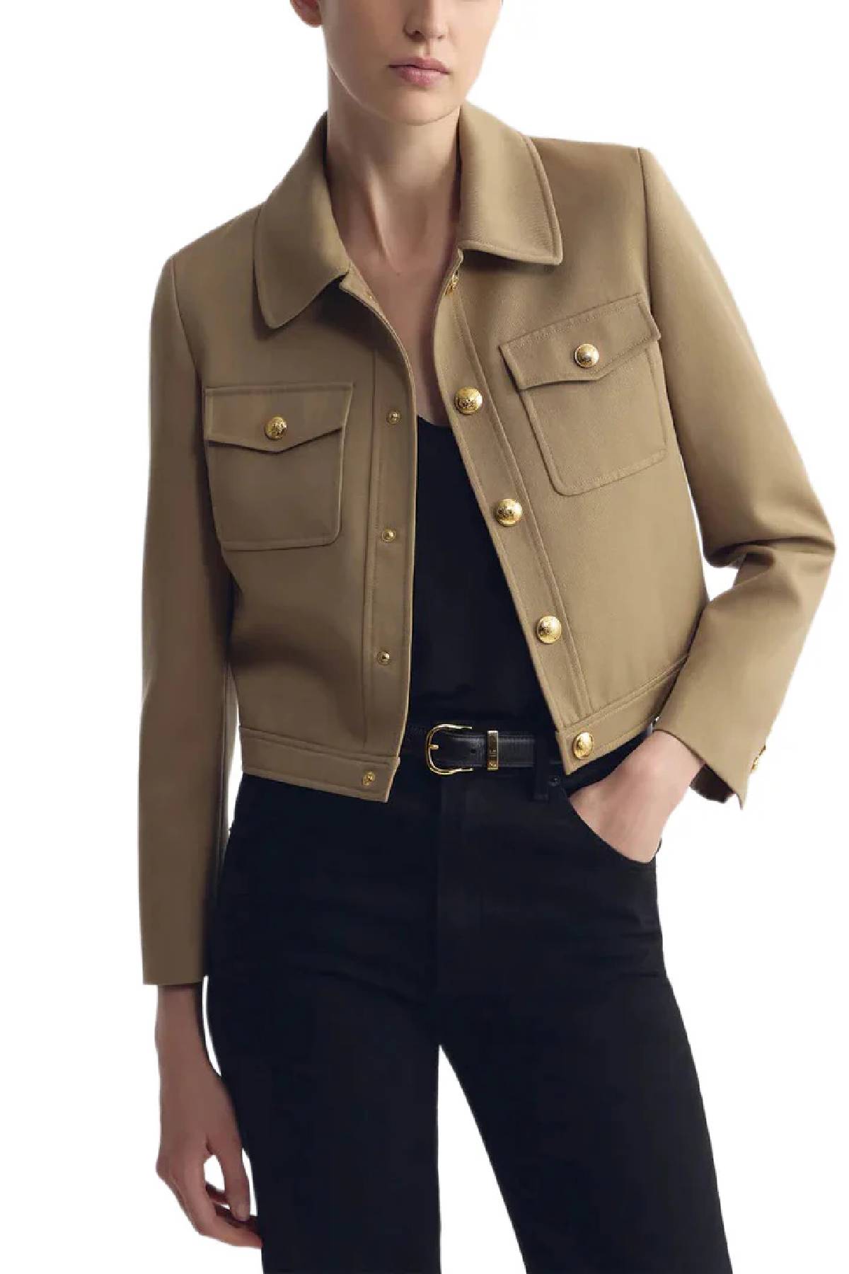 Nili Lotan Edna Cropped Jacket