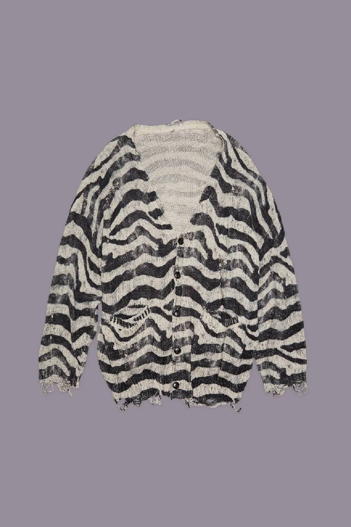 Gilet oversize imprimé R13