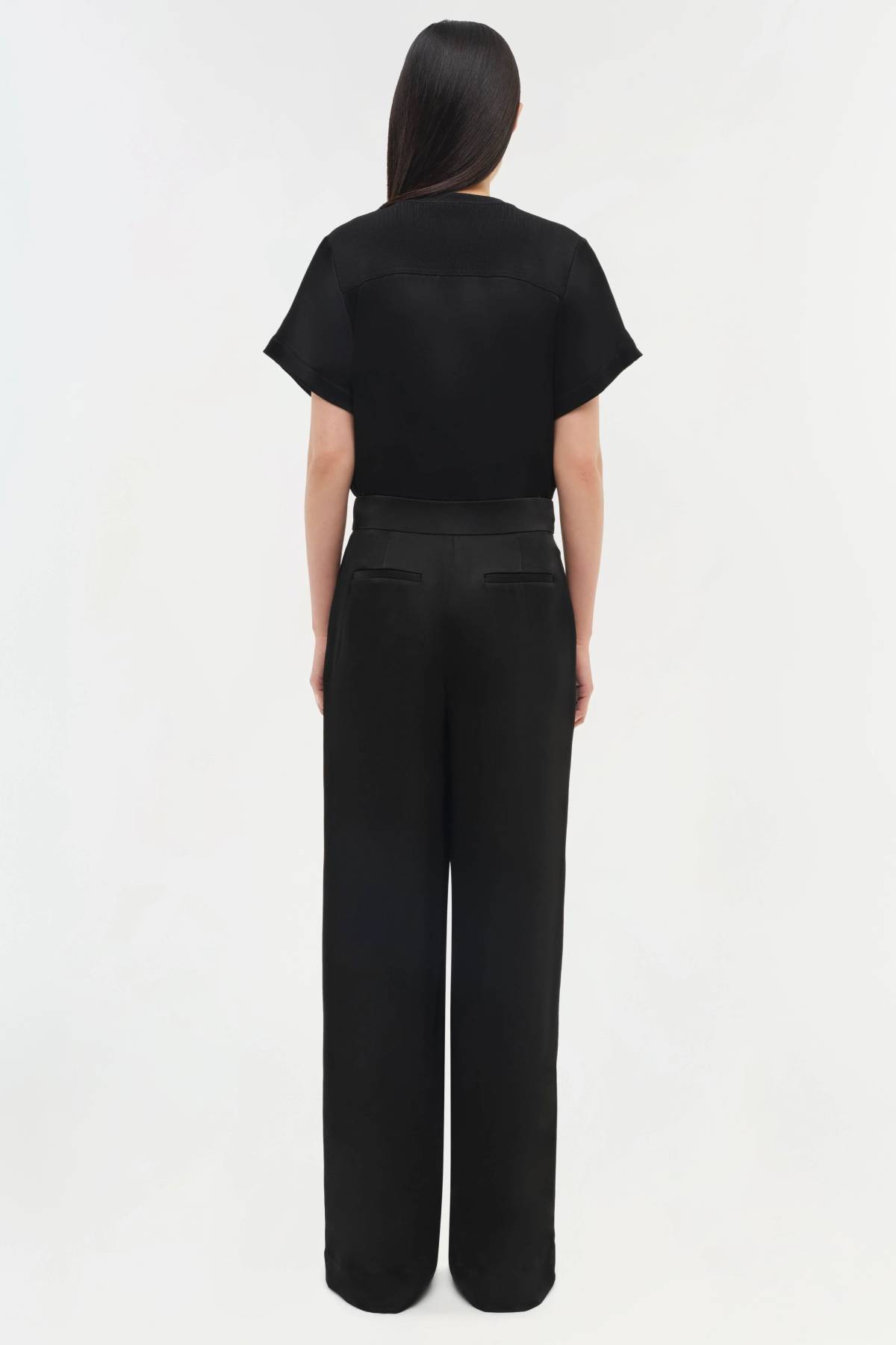 Simkhai Kyra Wide Leg Pant - Black