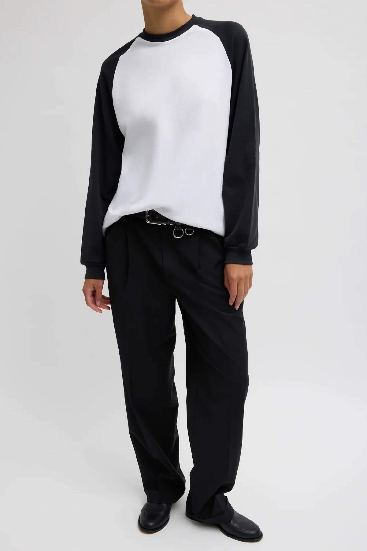 Tibi Perfect Sculpted Baseball T-Shirt