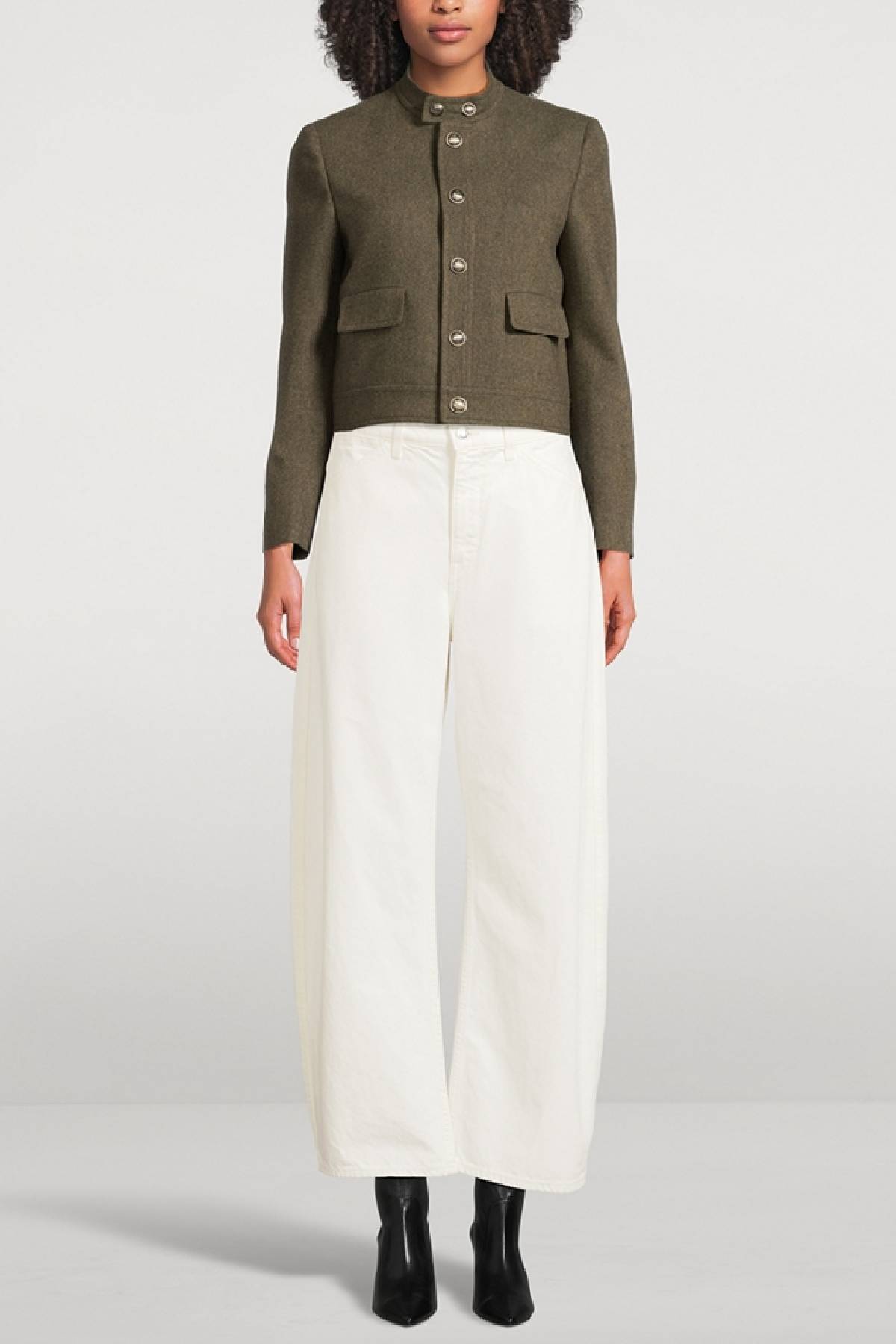 Nili Lotan Hadley Cropped Jacket
