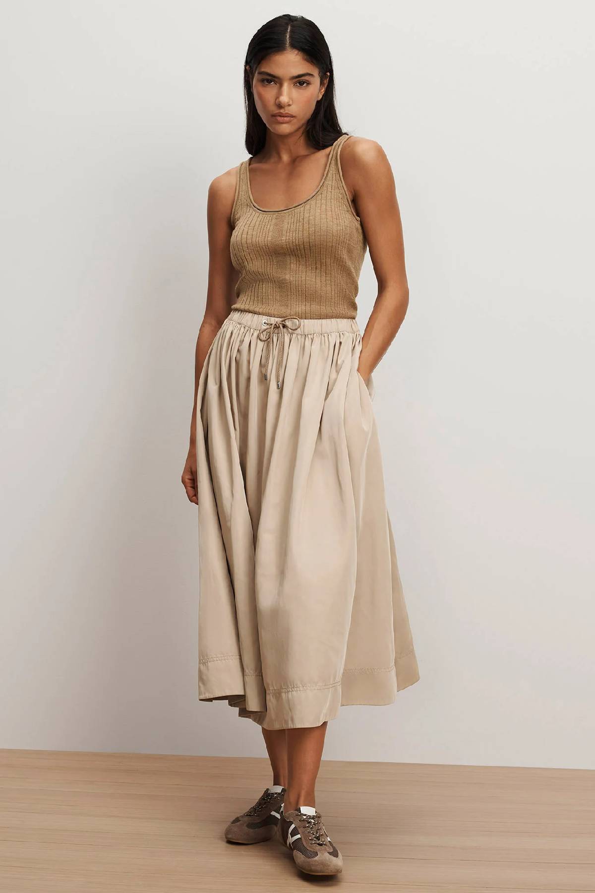 Veronica Beard Birke Merino Wool Tank Top