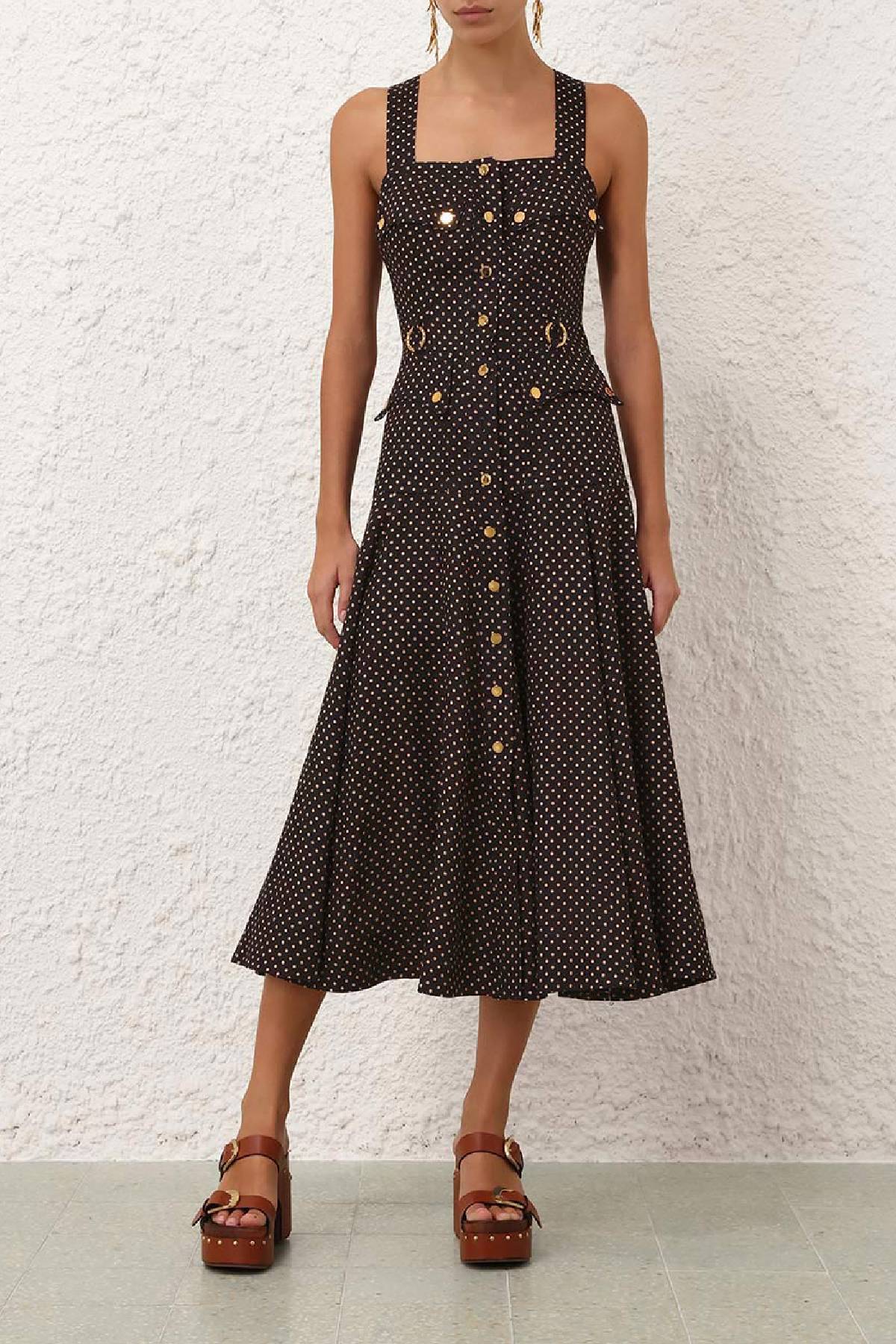 Zimmermann Luna Cargo Picnic Dress