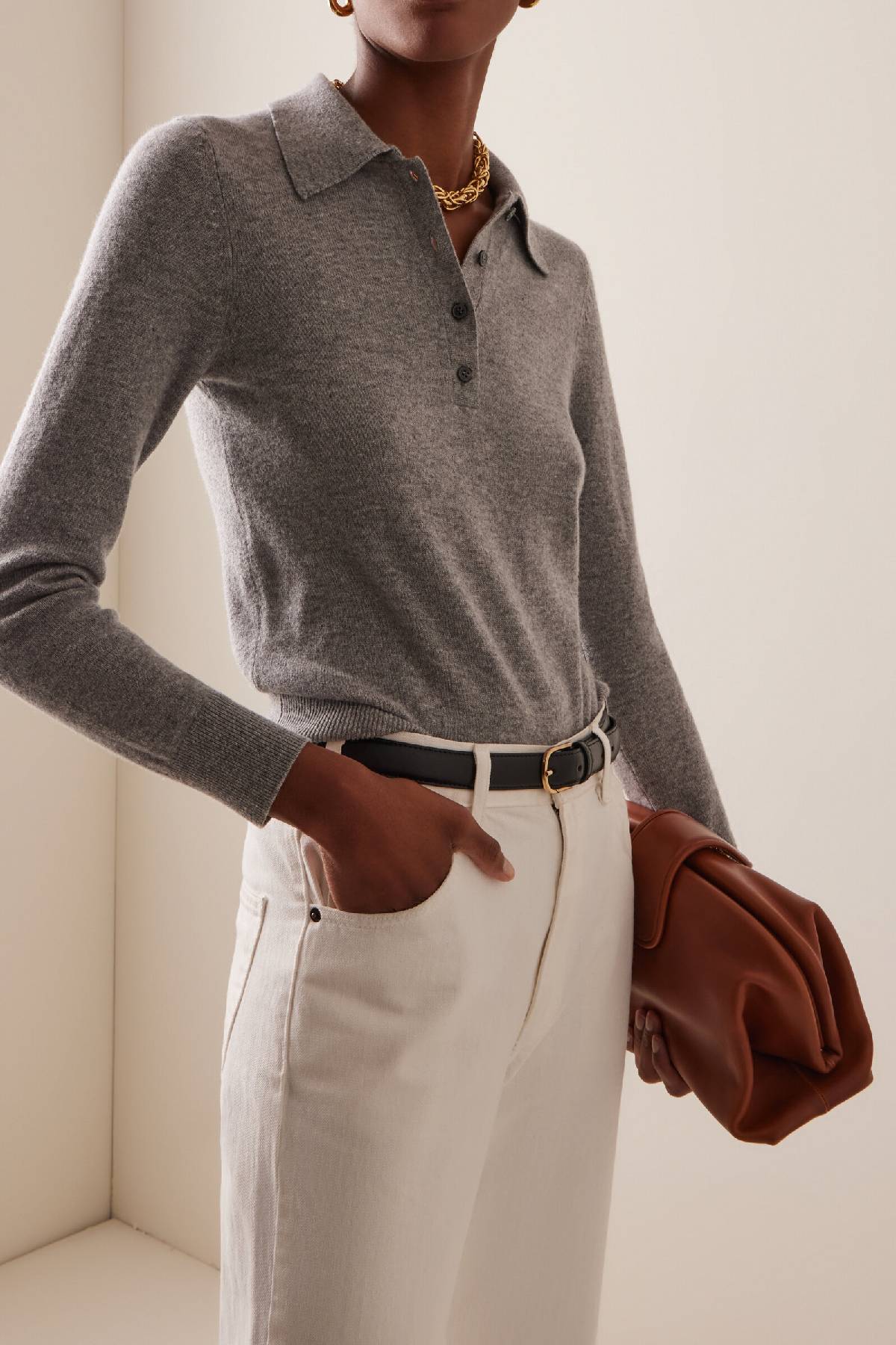 Nili Lotan Prescott Sweater Polo