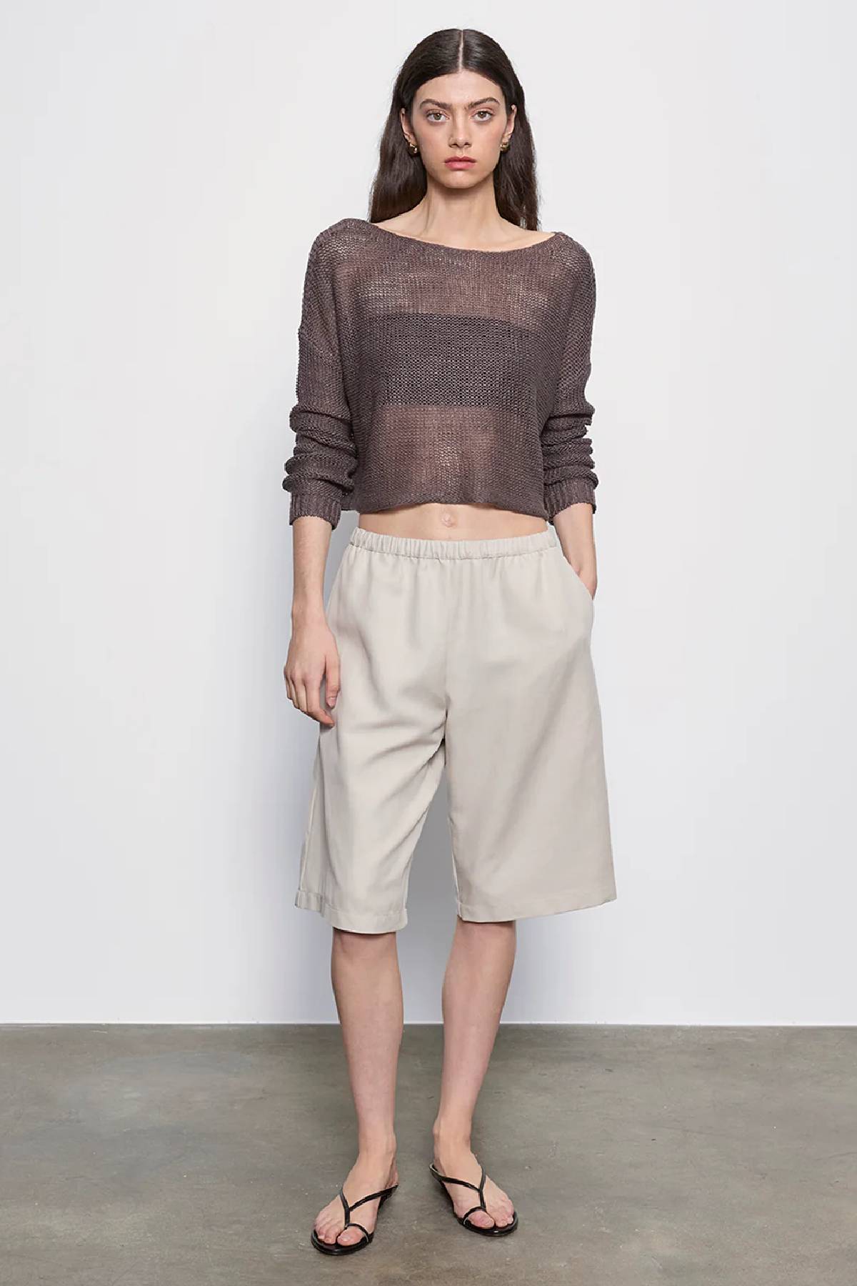 Enza Costa Twill Bermuda Short