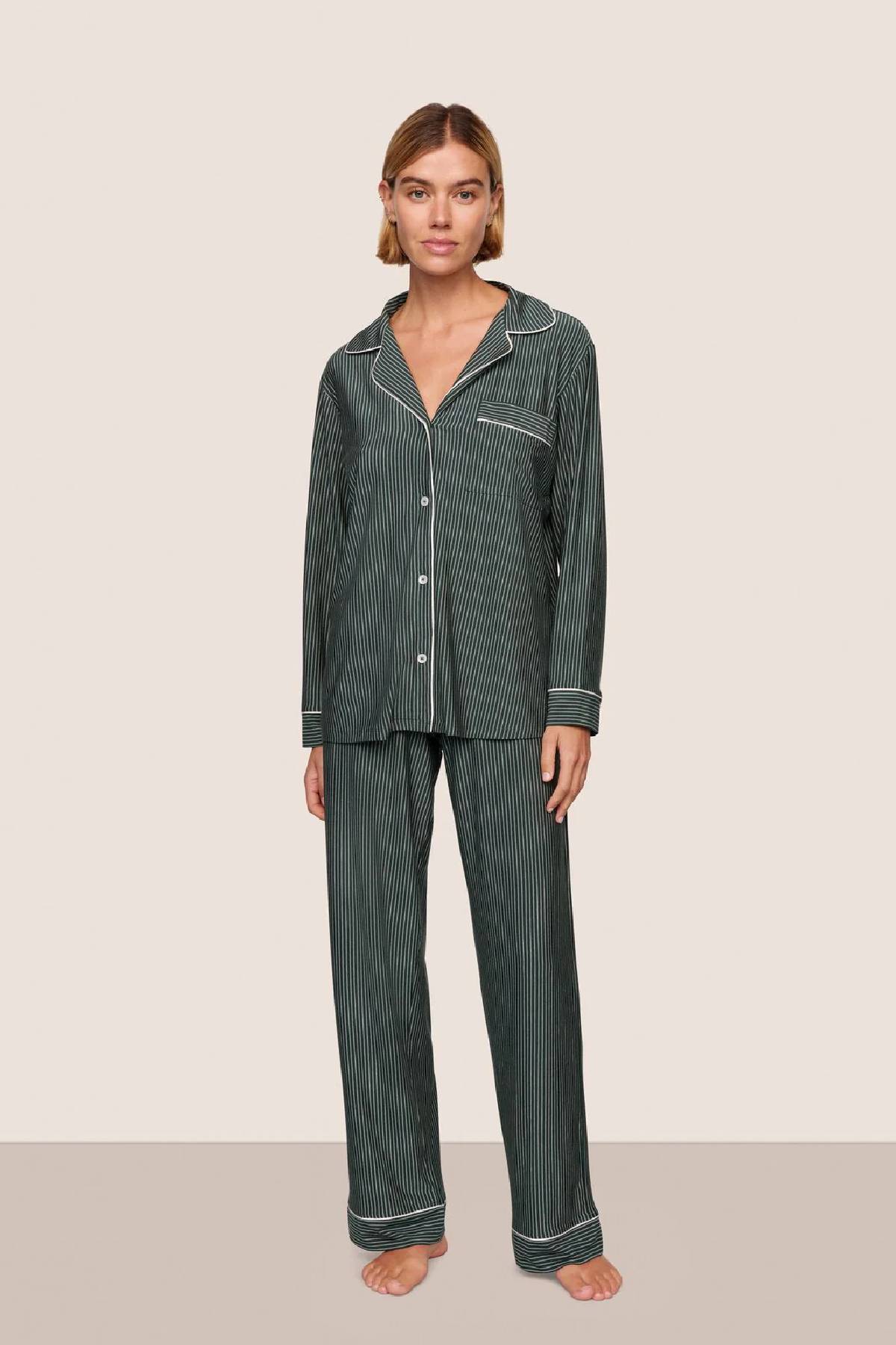 Eberjey Gisele Printed Long PJ Set