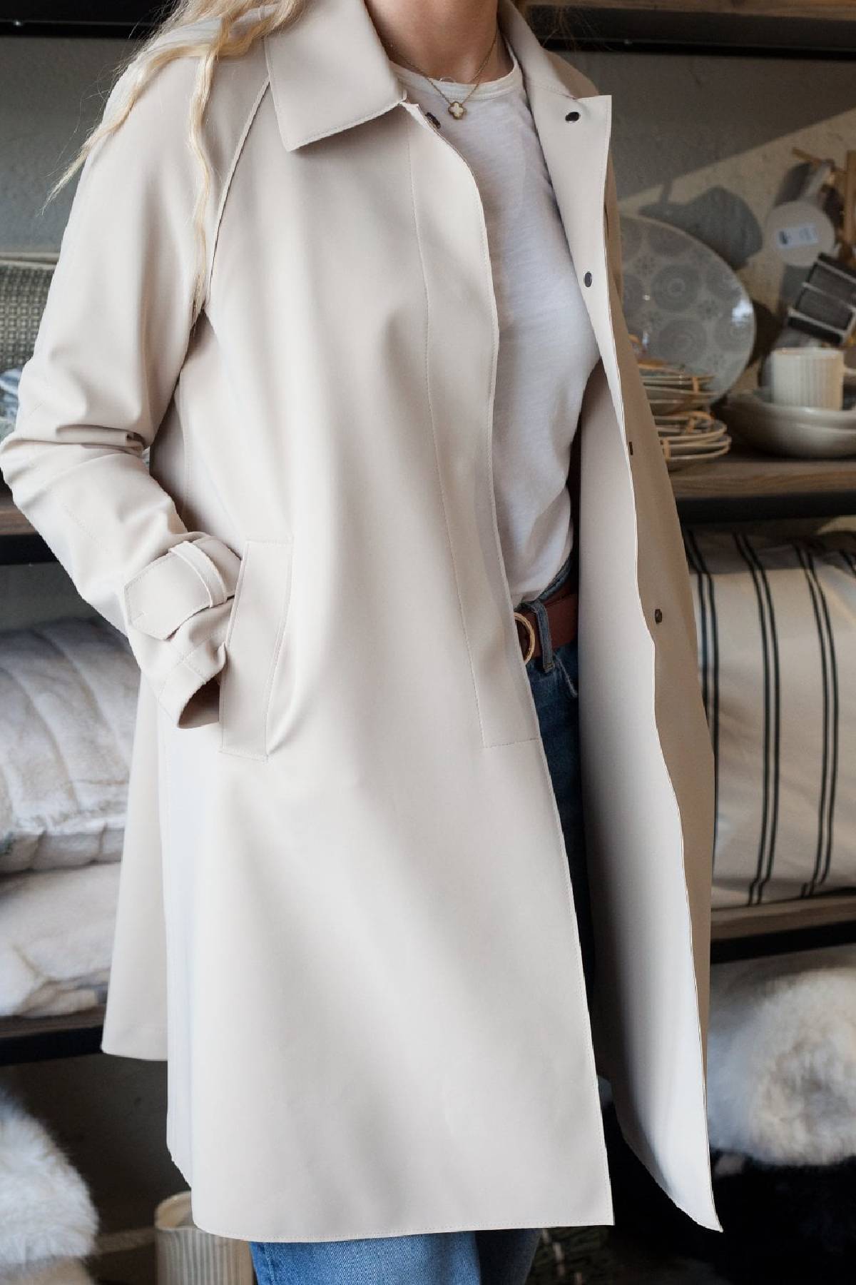 Harris Wharf Mac Coat Scuba