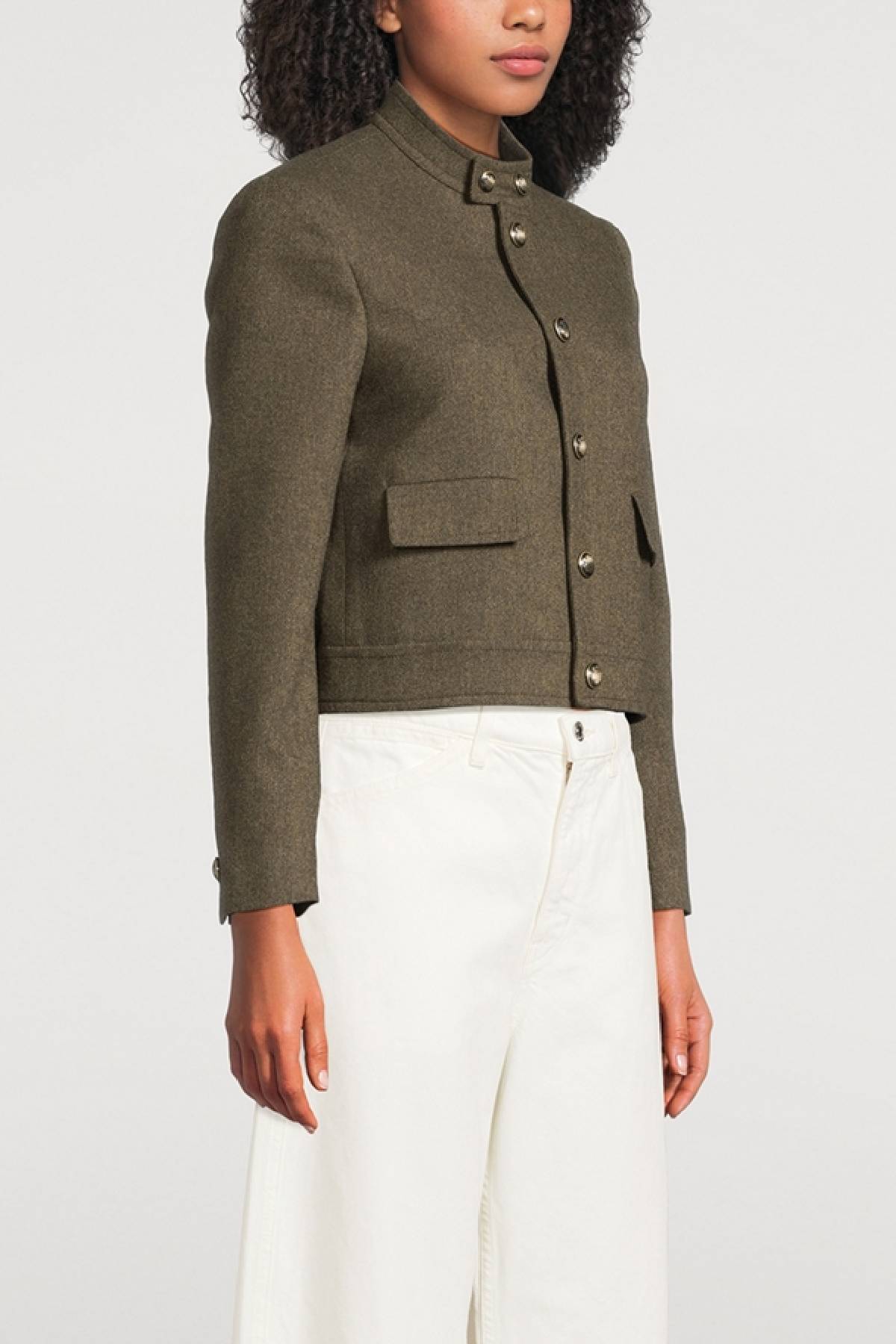 Nili Lotan Hadley Cropped Jacket