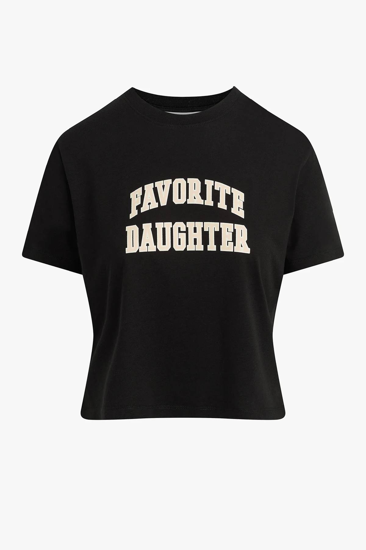Favorite Daughter Cropped Collegiate Tee