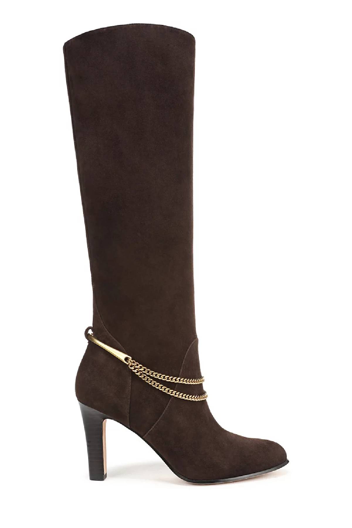 Veronica Beard Tarian Tall Chain Boot