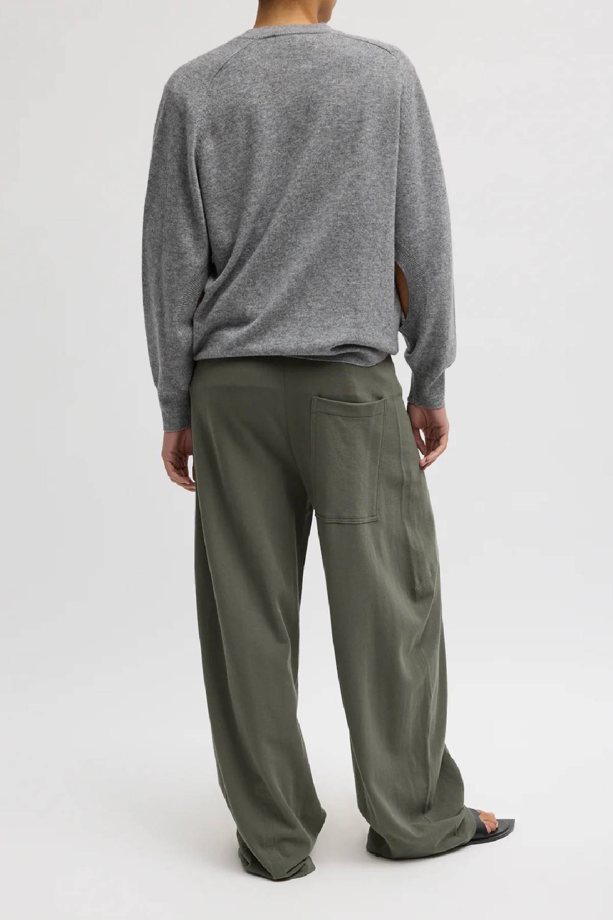 Tibi Light Weight Sweatshirting Winslow Pant
