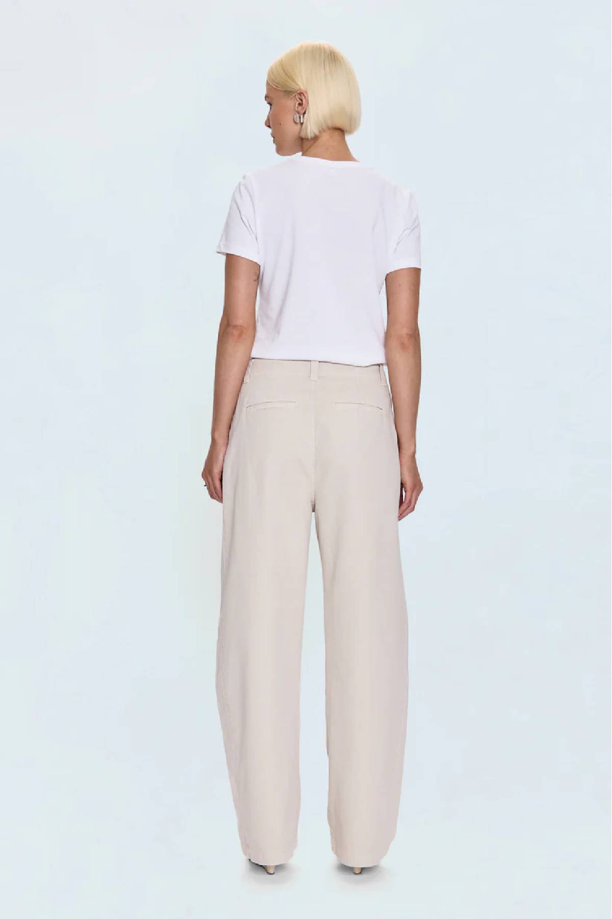 Pistola Eden Pleated Barrel Trouser