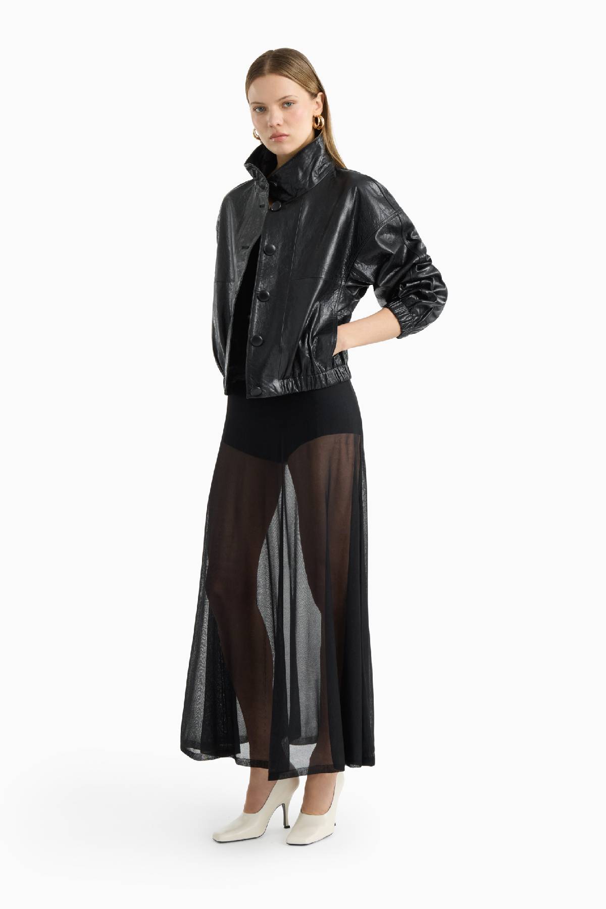 Dodiee KATE Leather Bomber