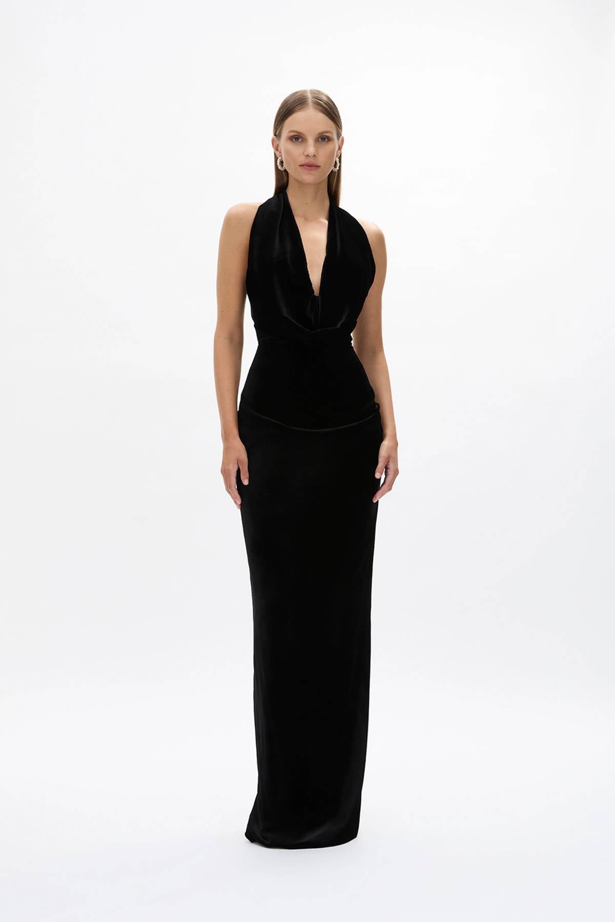 Rachel Gilbert Martin Plunge Gown