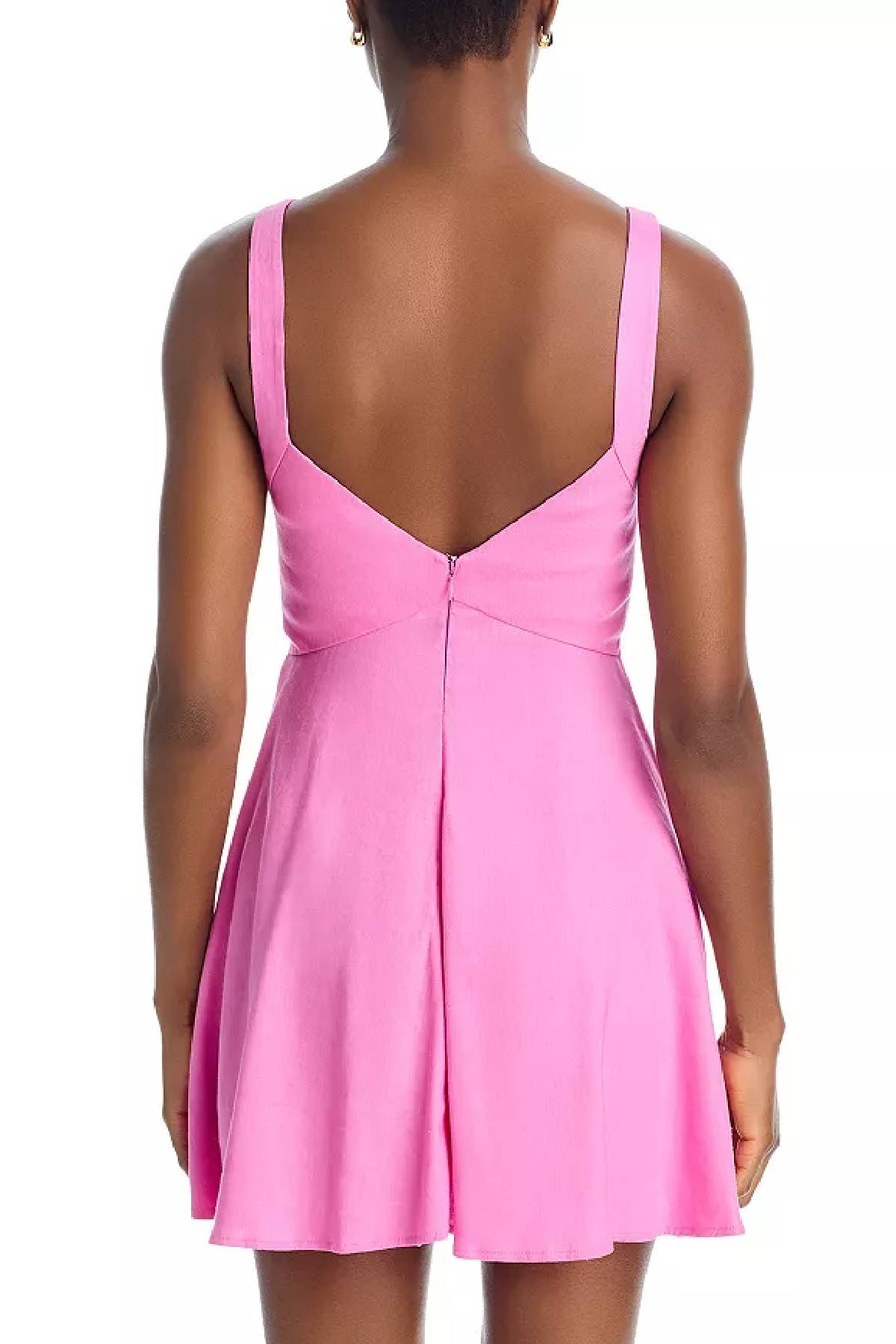 Staud Madison Linen Mini Dress