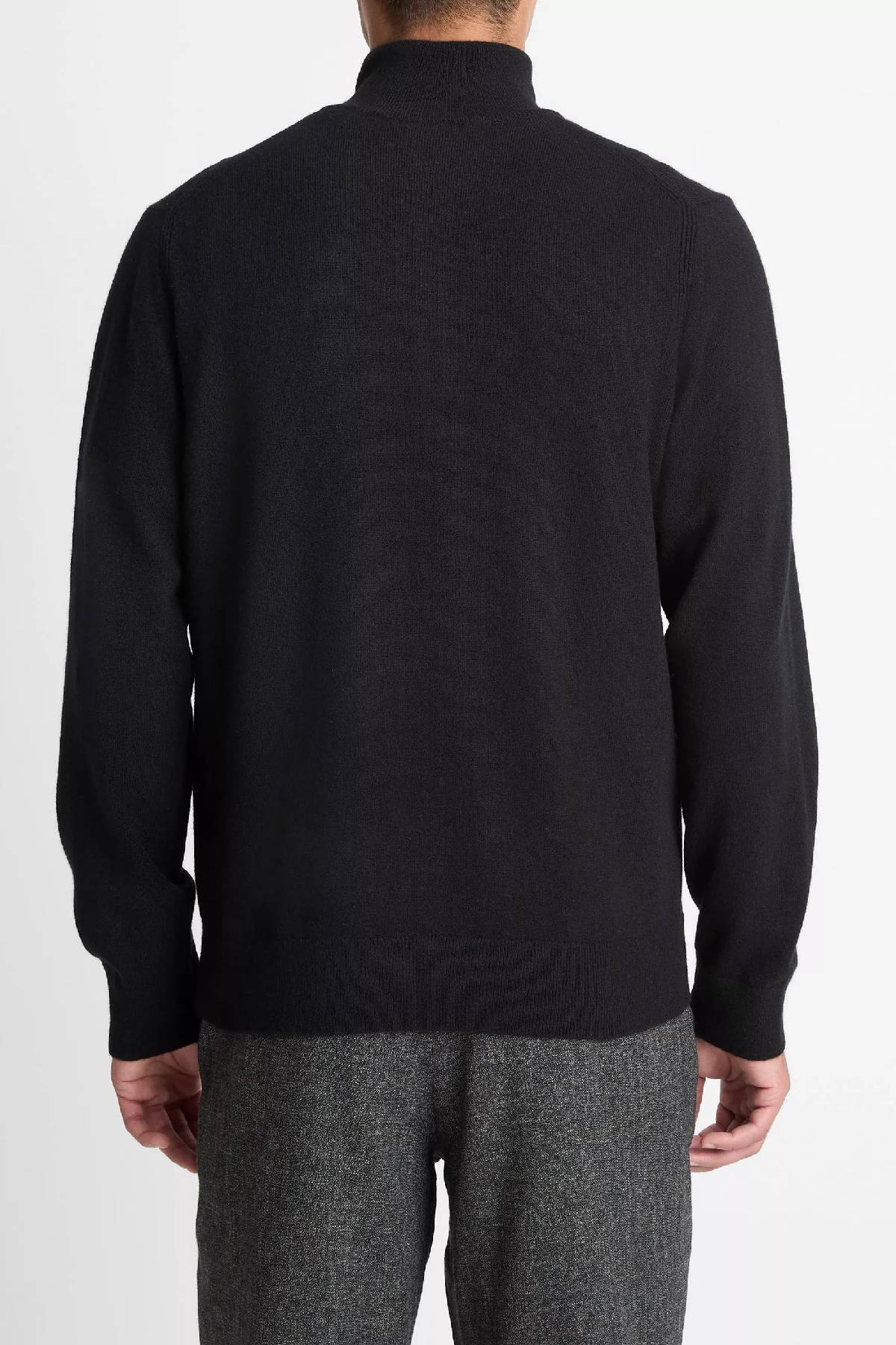 Vince Men's Cashmere Quarter Zip Sweater