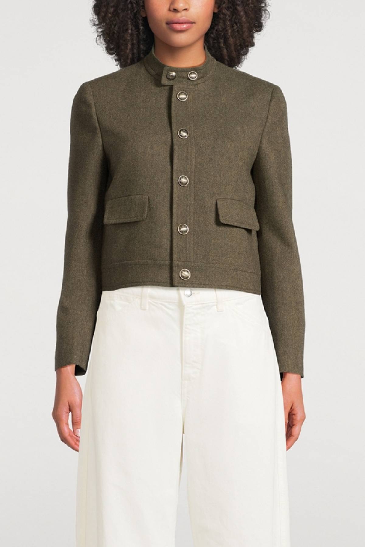 Nili Lotan Hadley Cropped Jacket