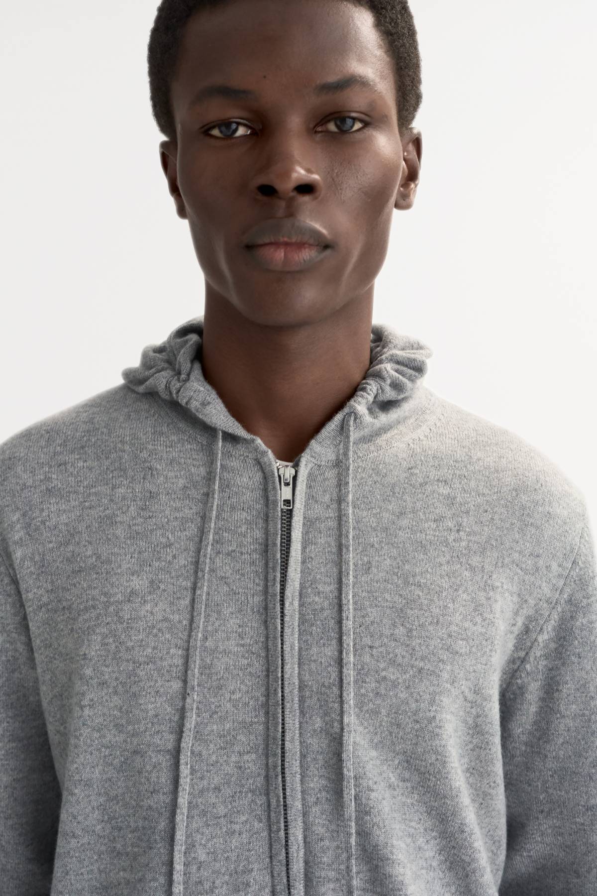 Sweat à capuche zippé Soft Goat pour homme