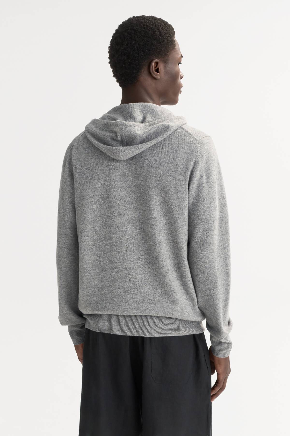 Sweat à capuche zippé Soft Goat pour homme