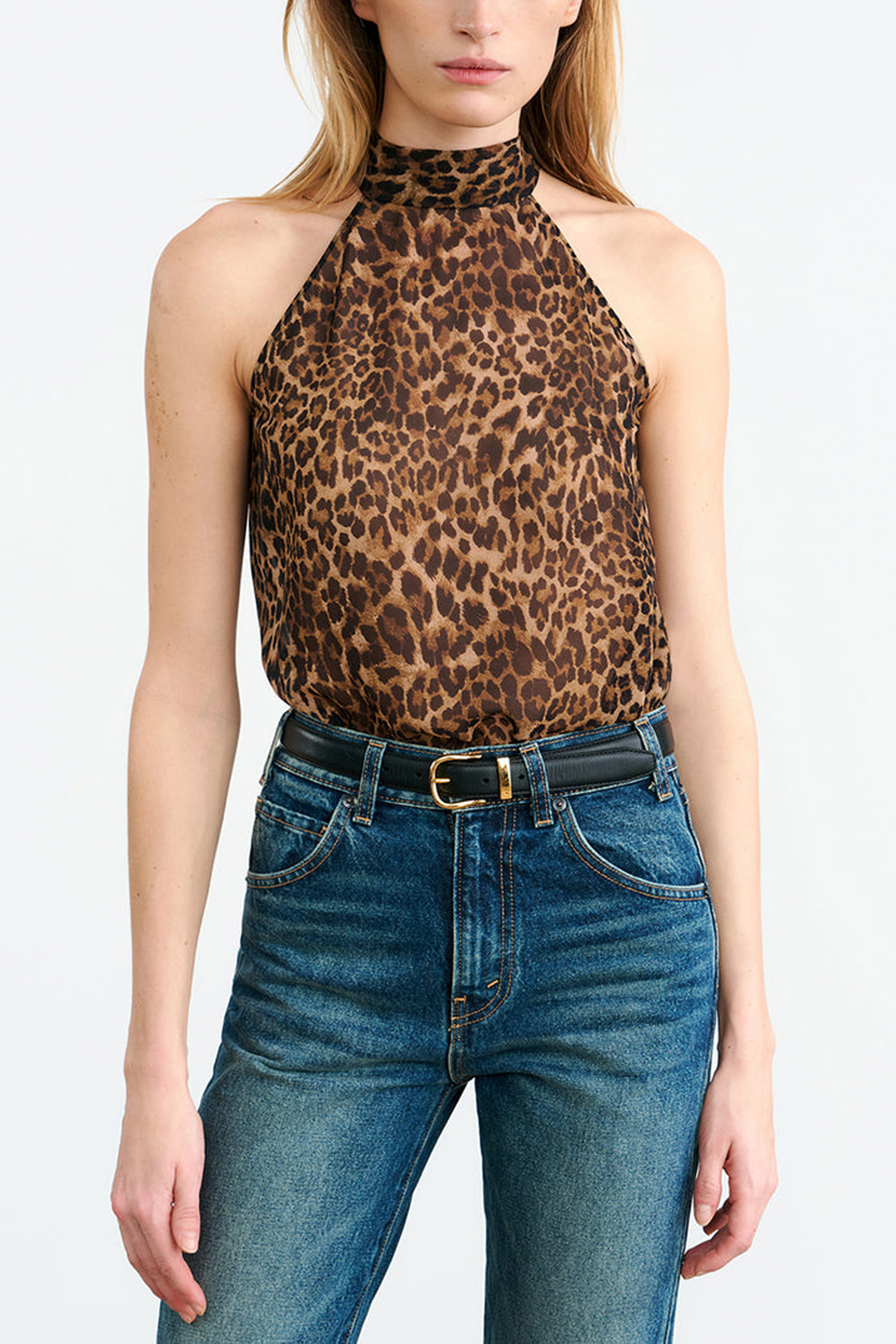 Nili Lotan Alla Halterneck Top