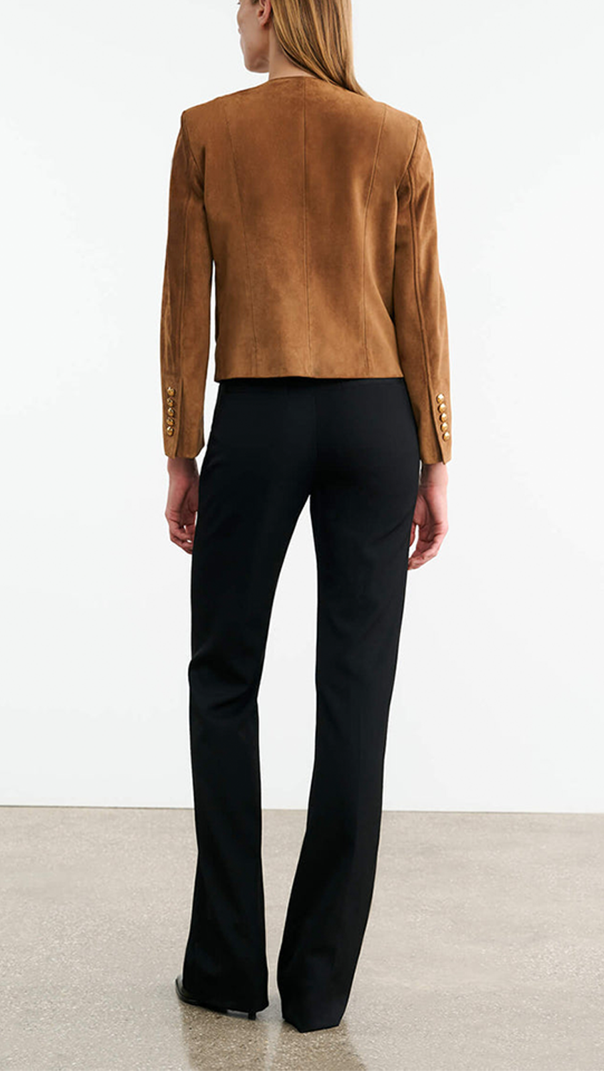 Nili Lotan Nanon Suede Jacket