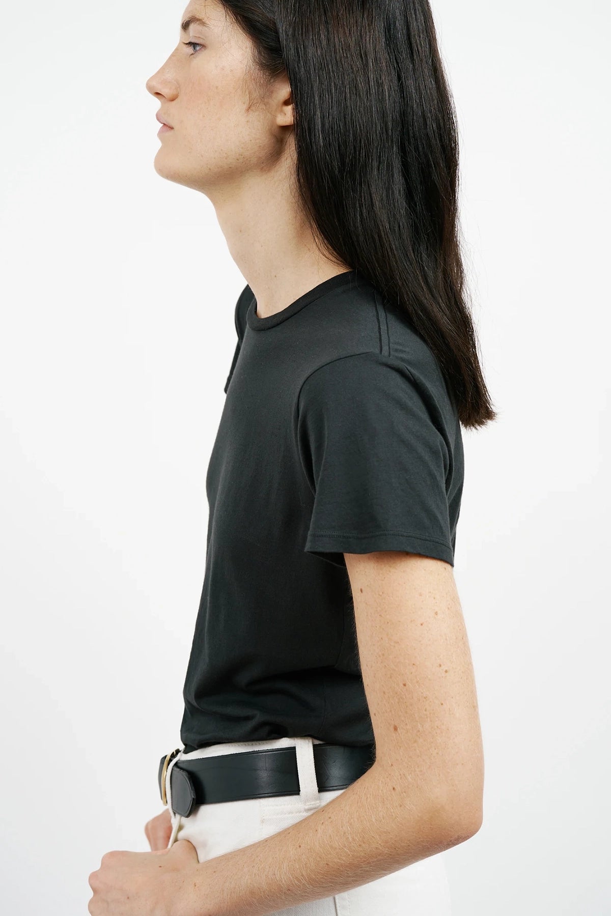 Camiseta de cuello redondo Lana de Nili Lotan