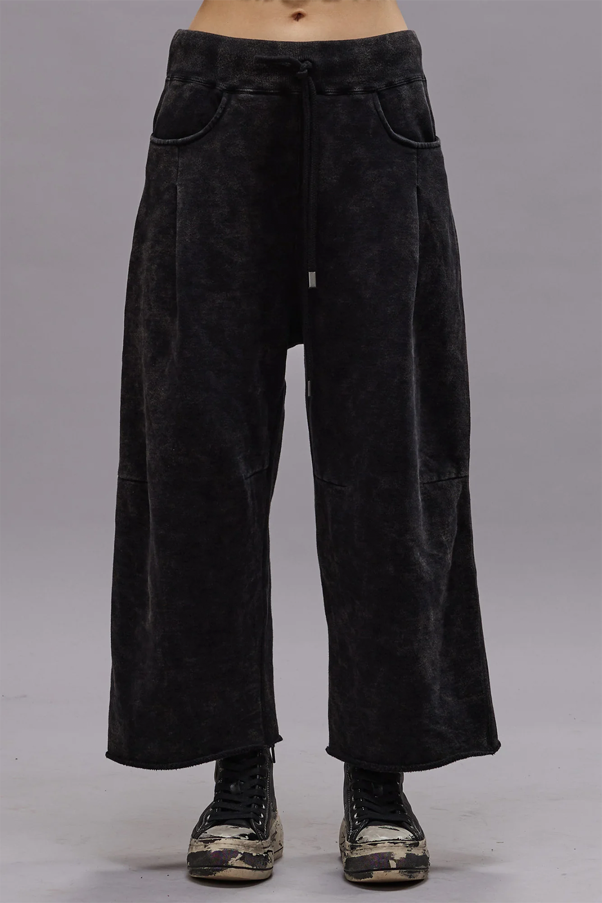 R13 Cropped Pleated Sweatpant