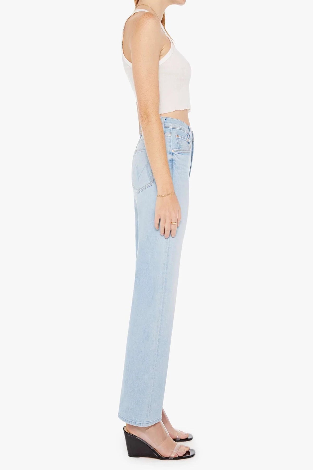 Mother The Rambler Zip Flood Jeans