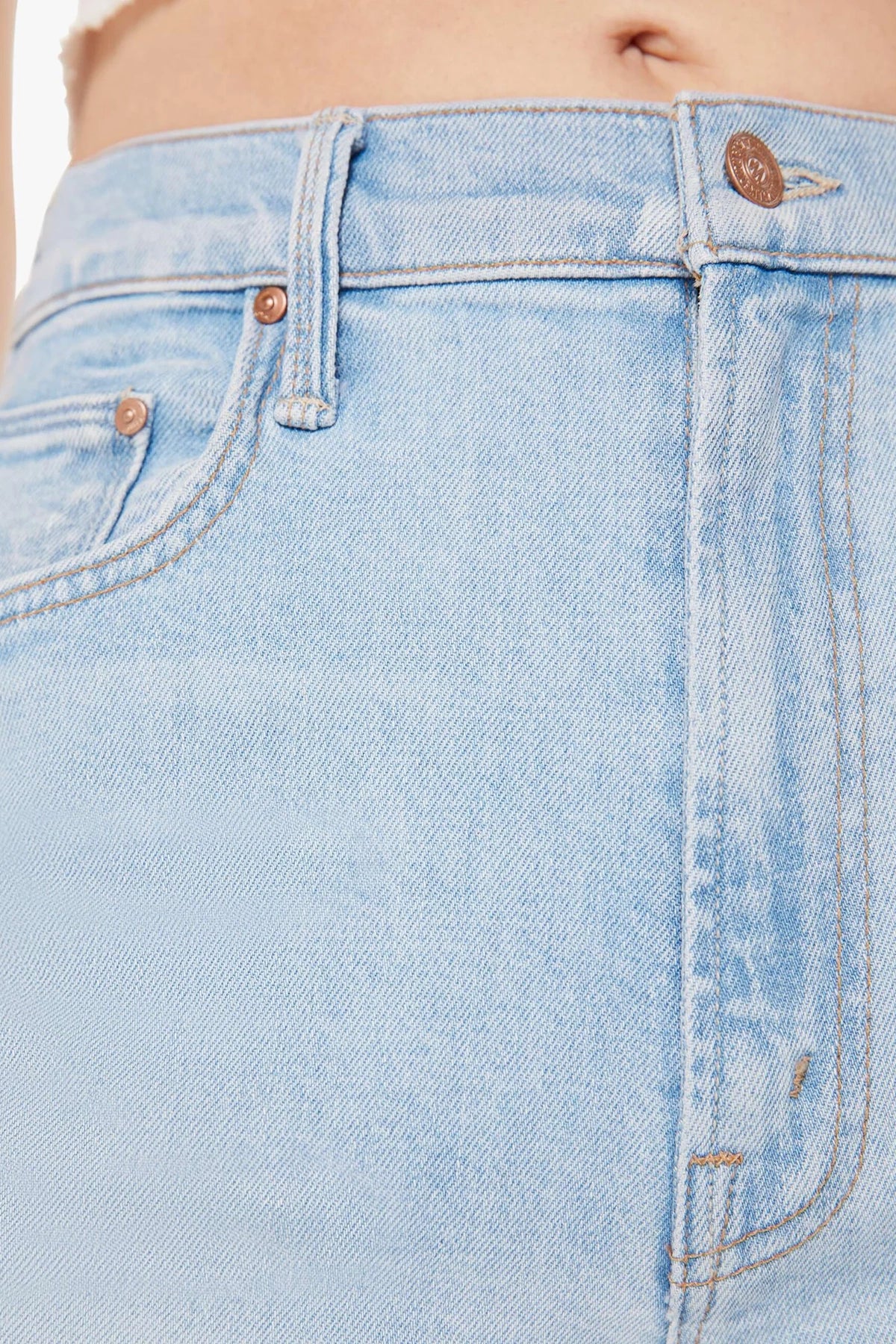 Vaqueros con cremallera y protección contra inundaciones Mother The Rambler