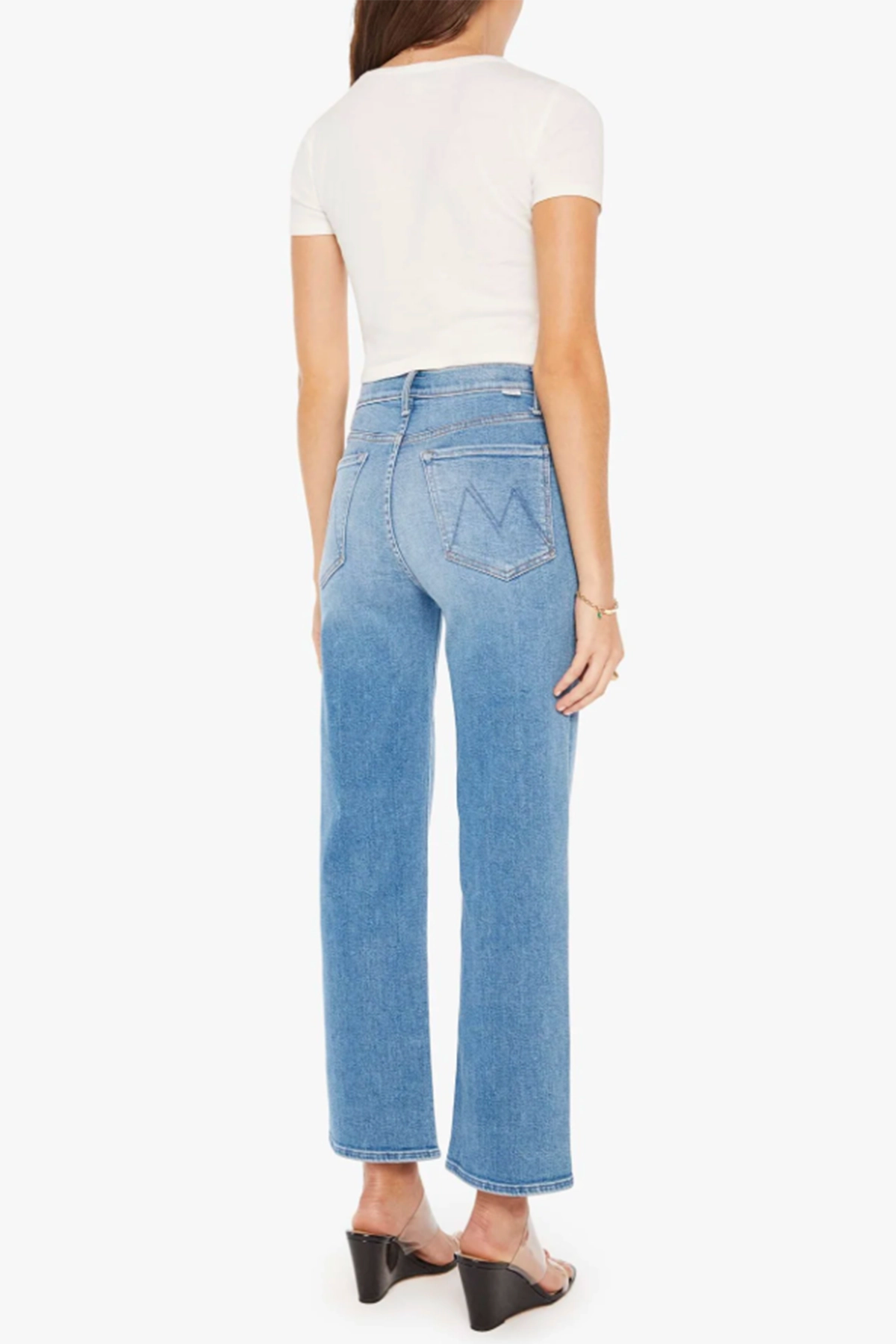 Mother The Rambler Zip Flood Jeans